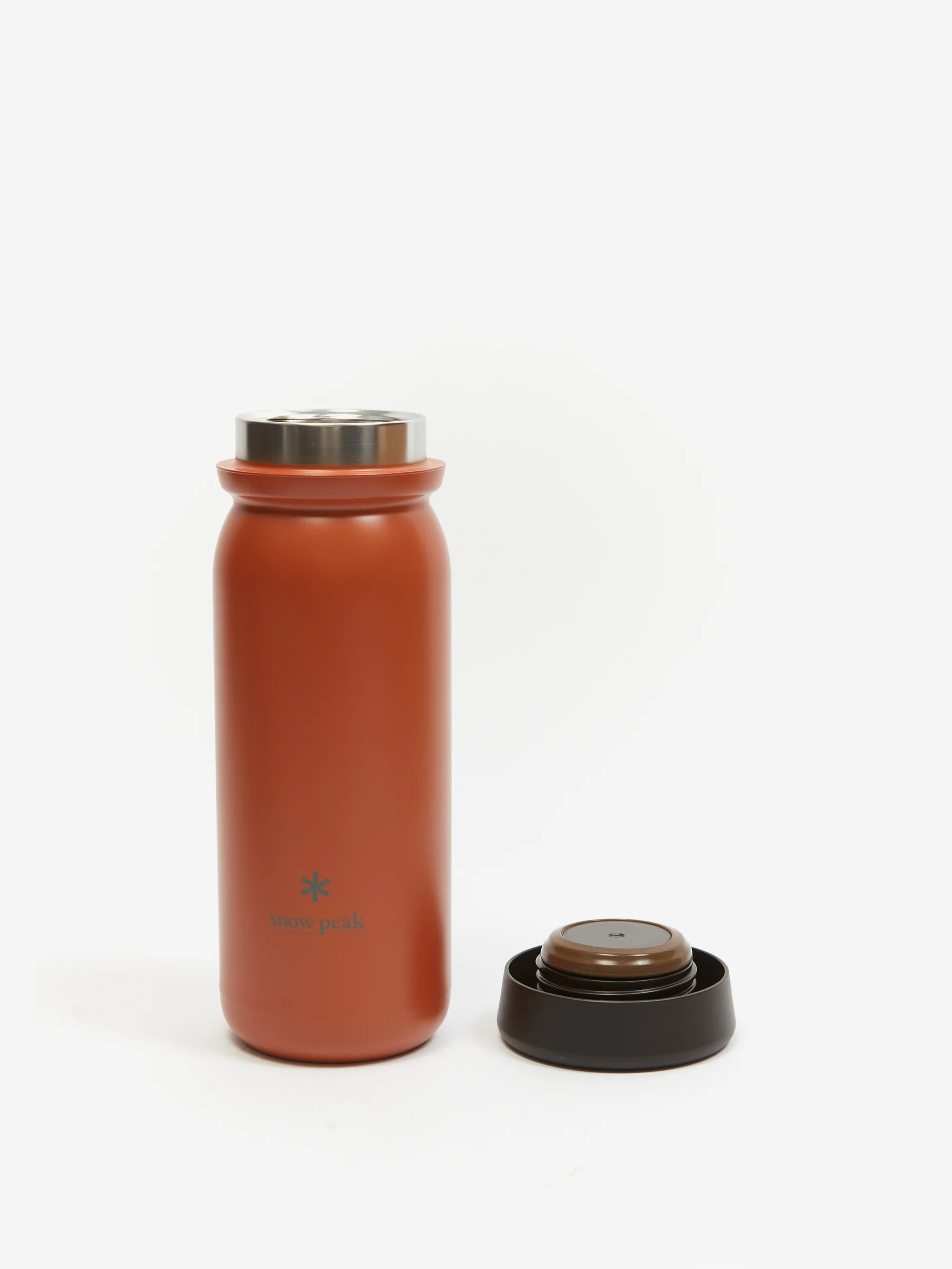Snow Peak Stainless Vacuum Bottle Type-M 500 - Red Clay - Image 2