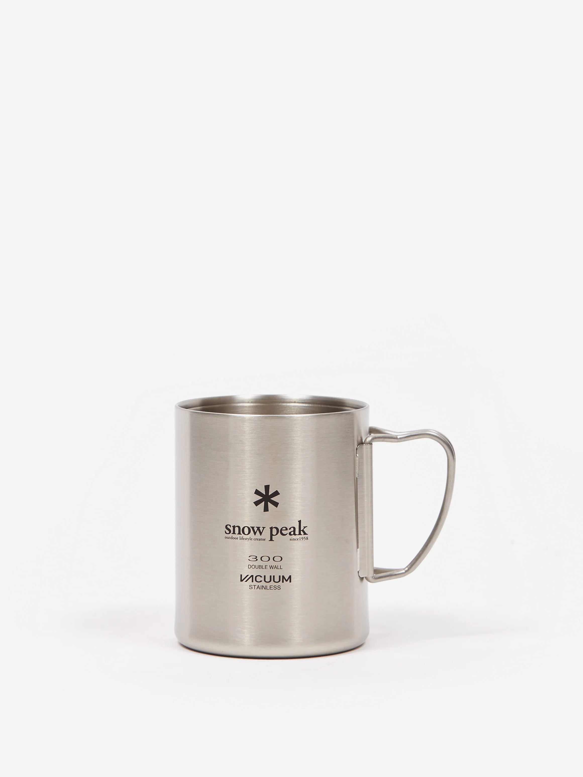 Snow Peak Stainless Vacuum Double Wall 300 Mug - Silver