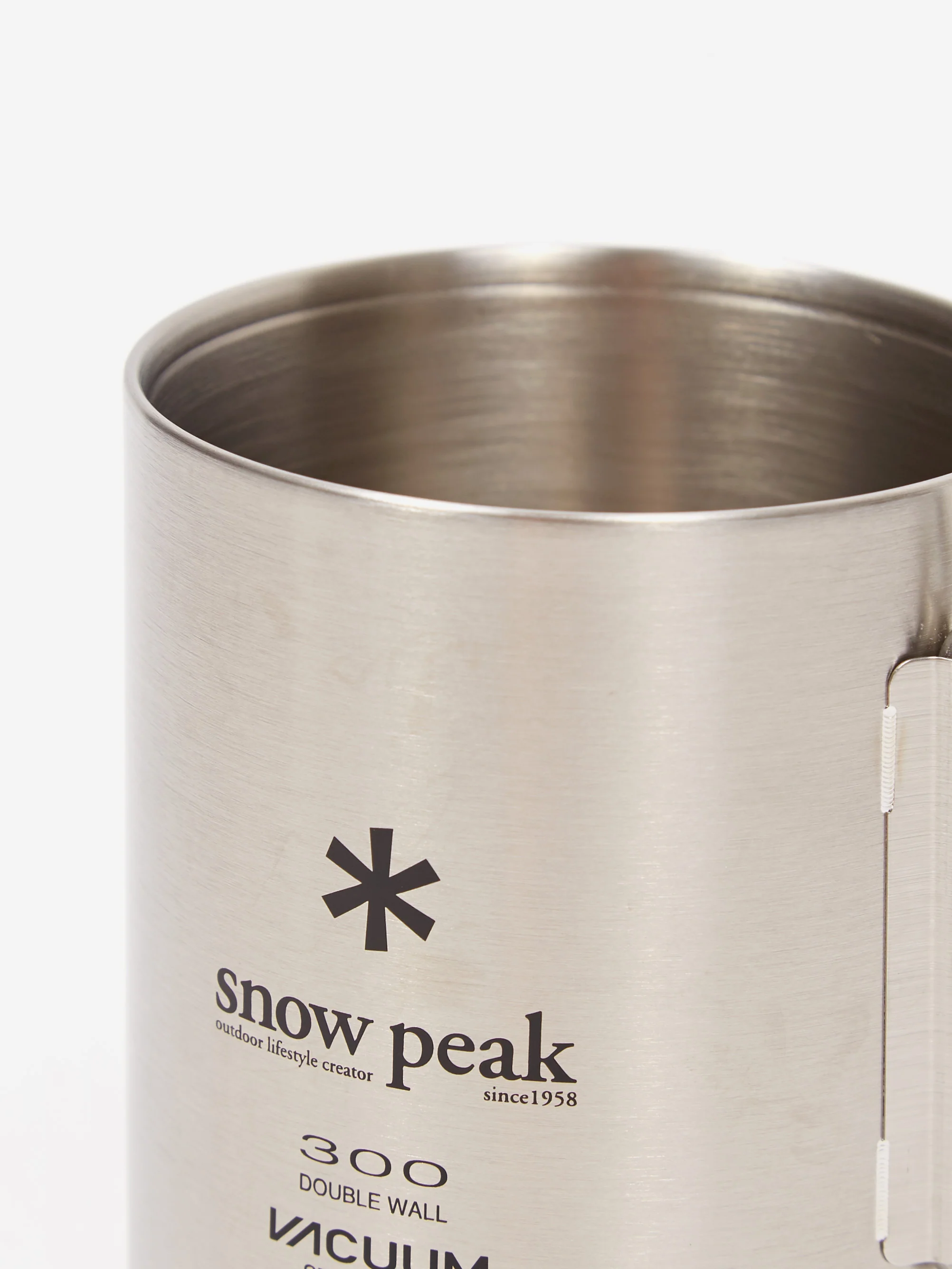 Snow Peak Stainless Vacuum Double Wall 300 Mug - Silver - Image 2
