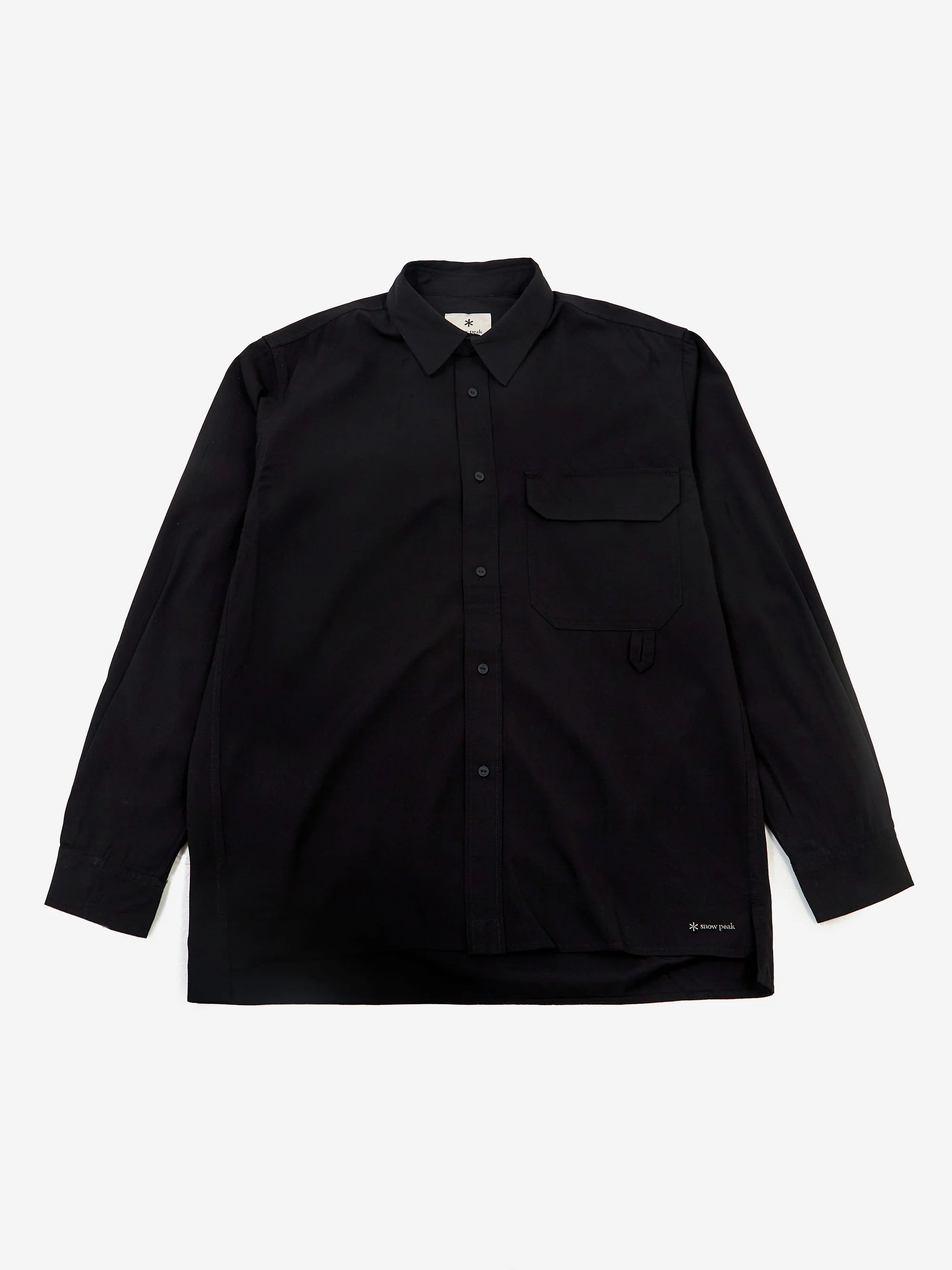 Snow Peak TAKIBI Light Ripstop Shirt - Black
