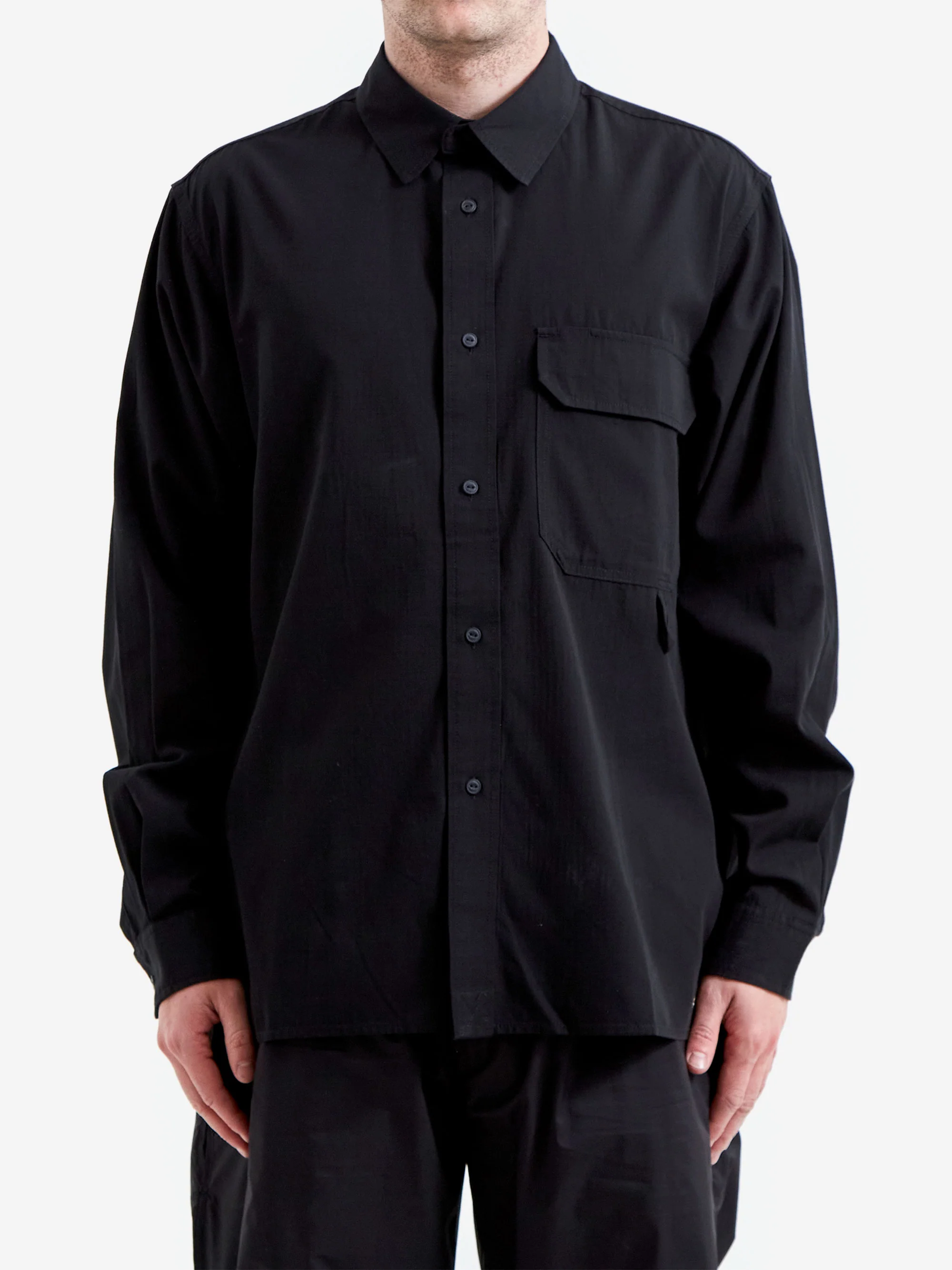 Snow Peak TAKIBI Light Ripstop Shirt - Black - Image 2