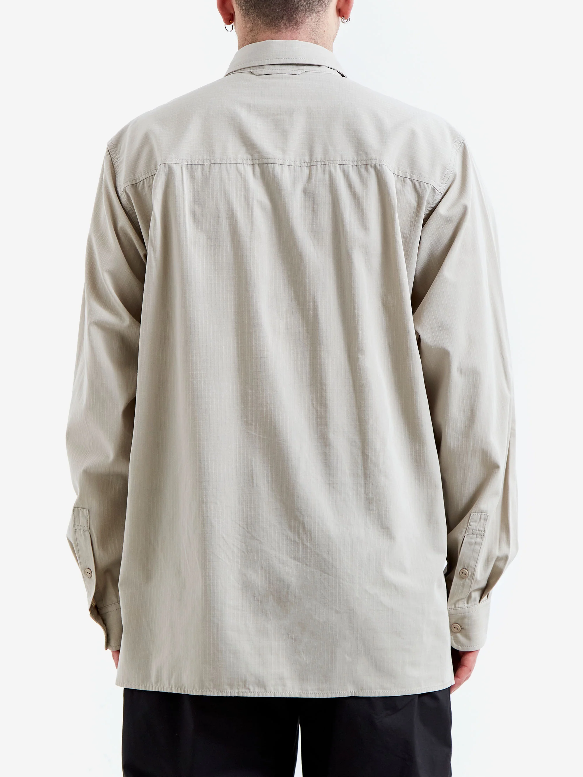 Snow Peak TAKIBI Light Ripstop Shirt - Ivory - Image 5