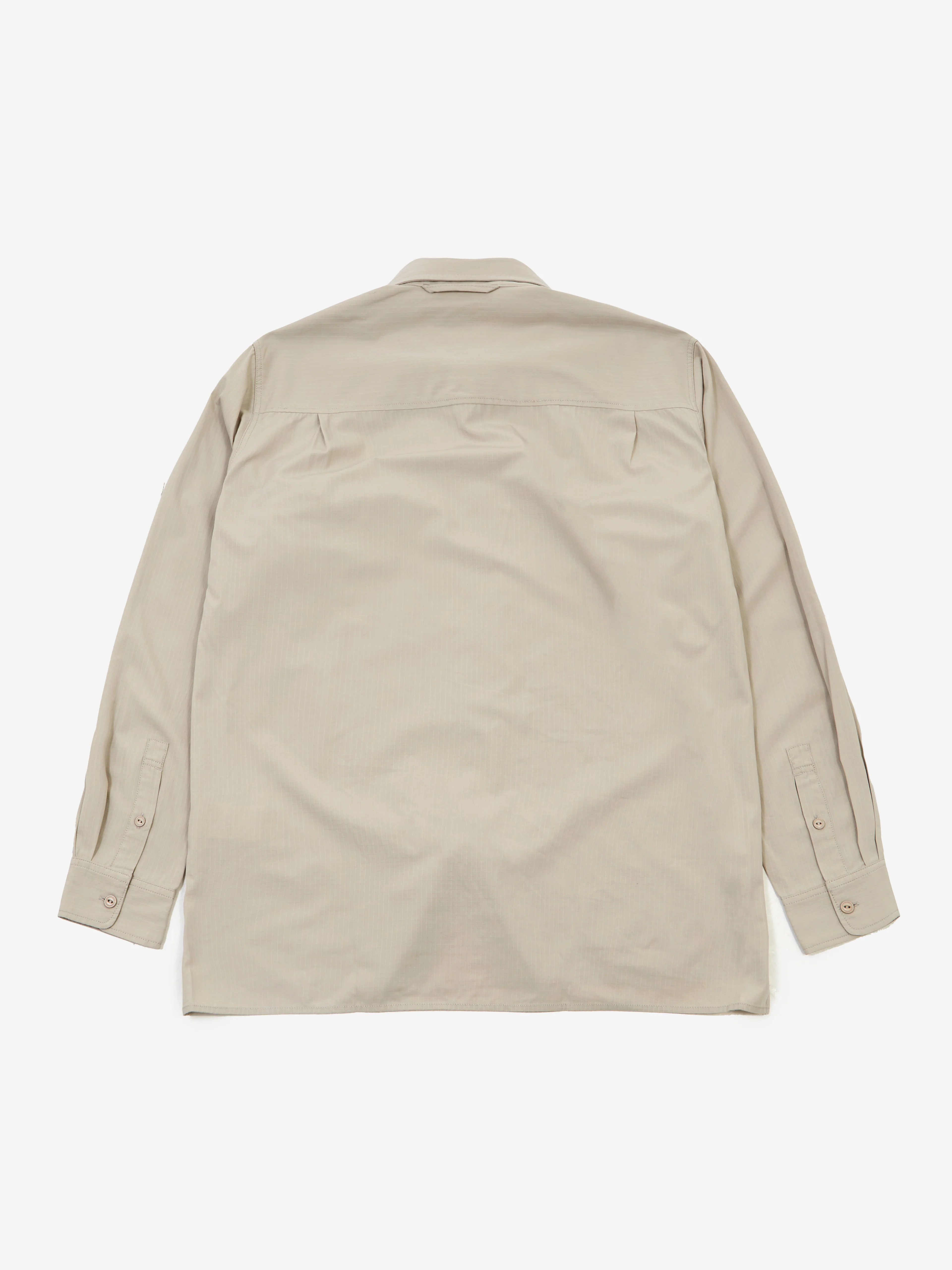 Snow Peak TAKIBI Light Ripstop Shirt - Ivory - Image 6