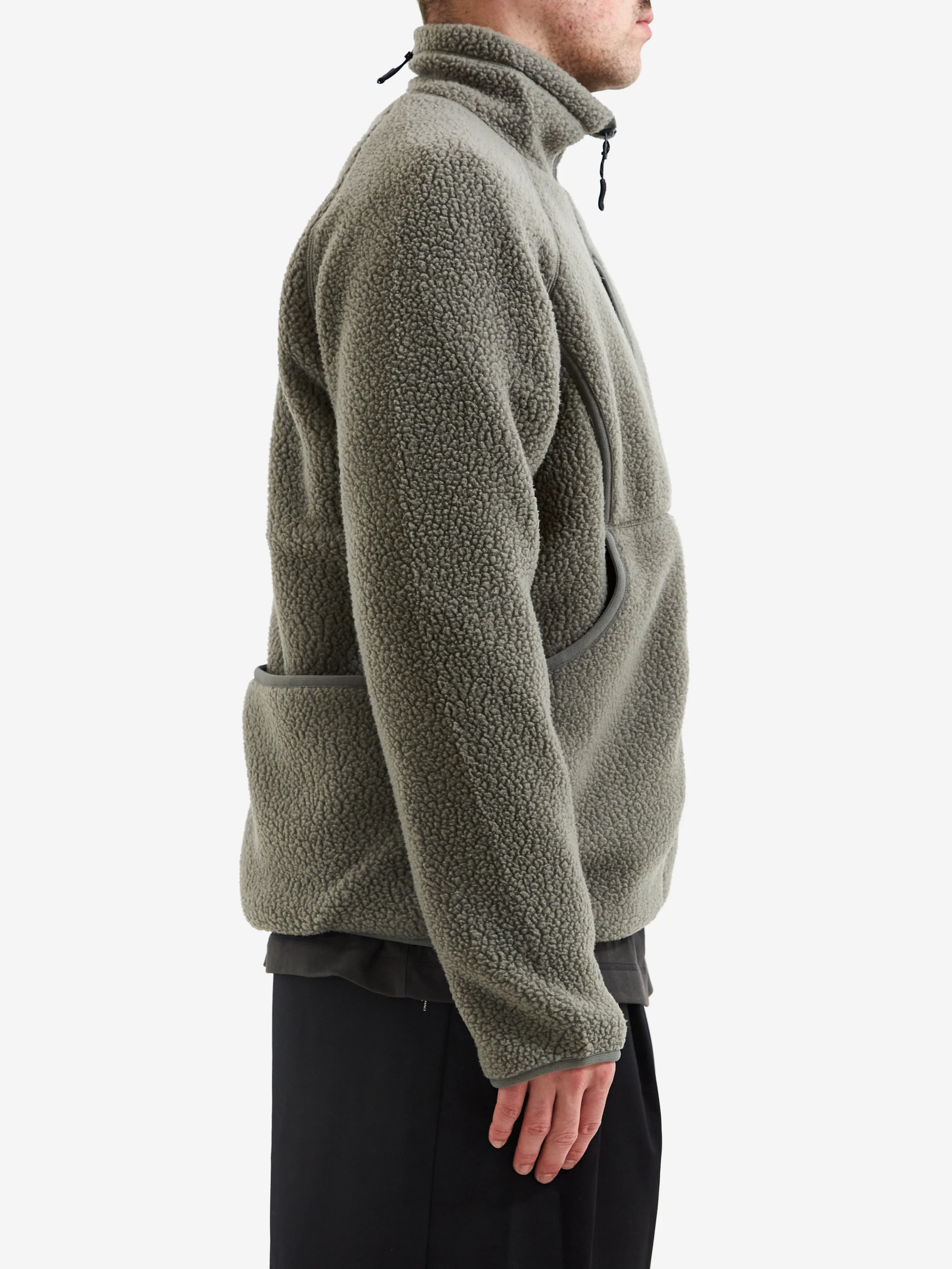 Snow Peak Thermal Boa Fleece Jacket - Grey - Image 6