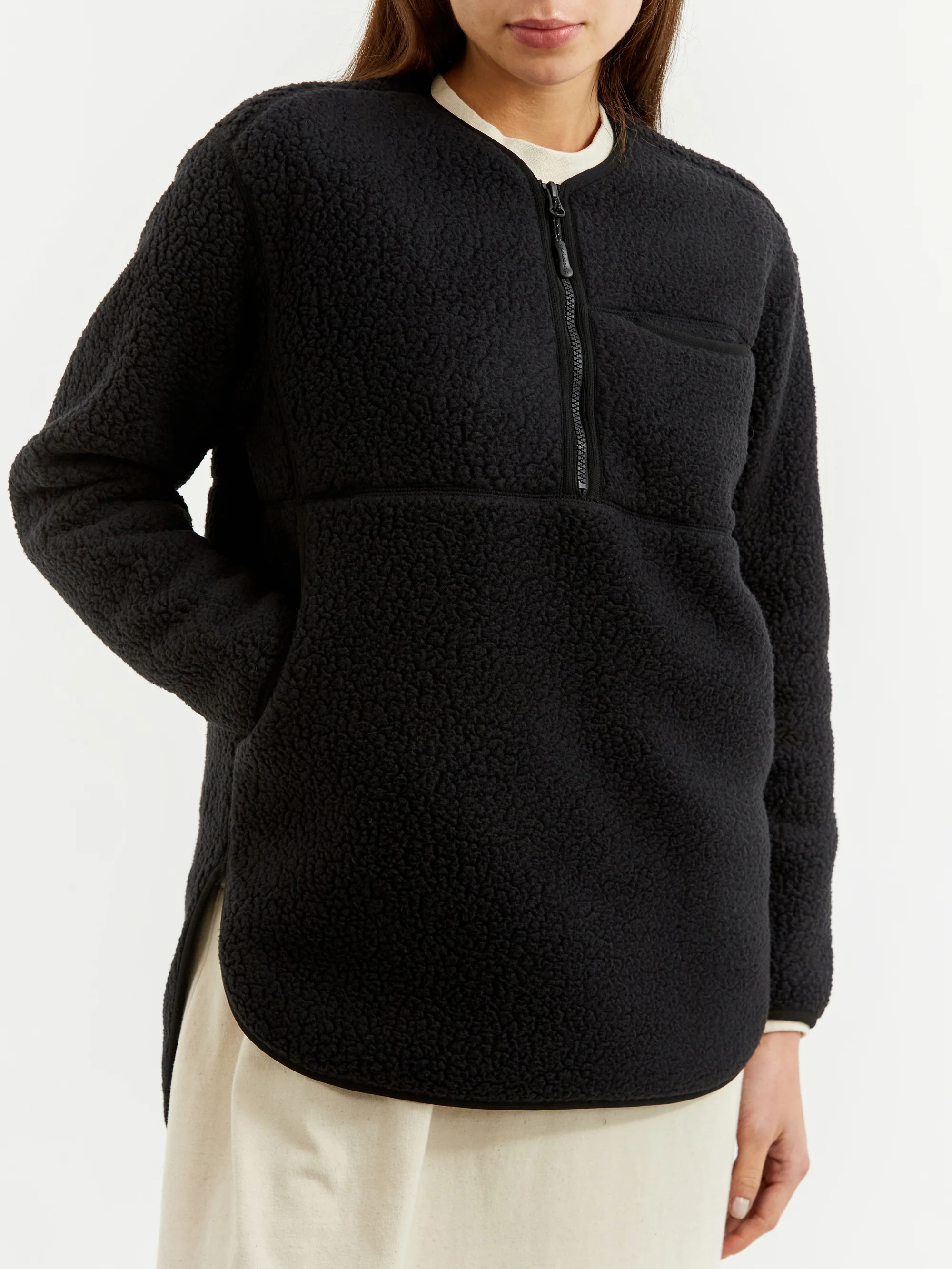 Snow Peak Thermal Boa Fleece Pullover W - Black - Image 3