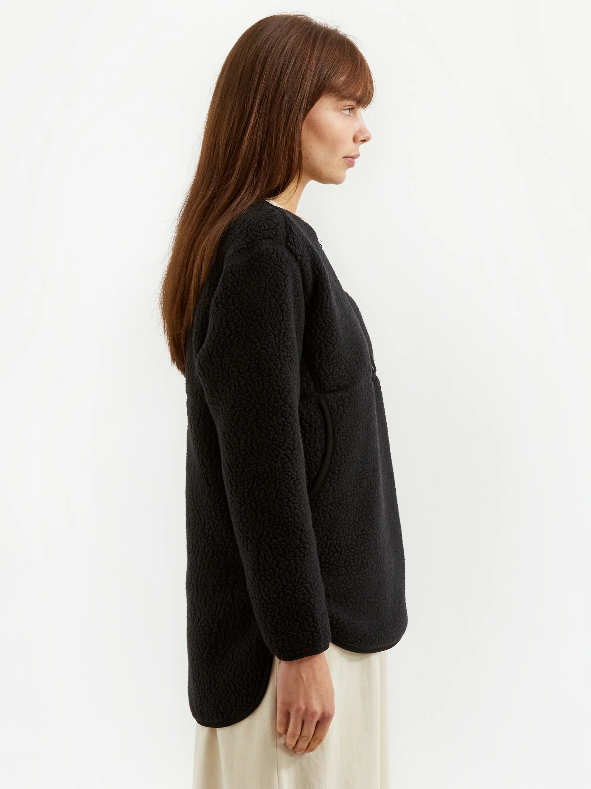 Snow Peak Thermal Boa Fleece Pullover W - Black - Image 2