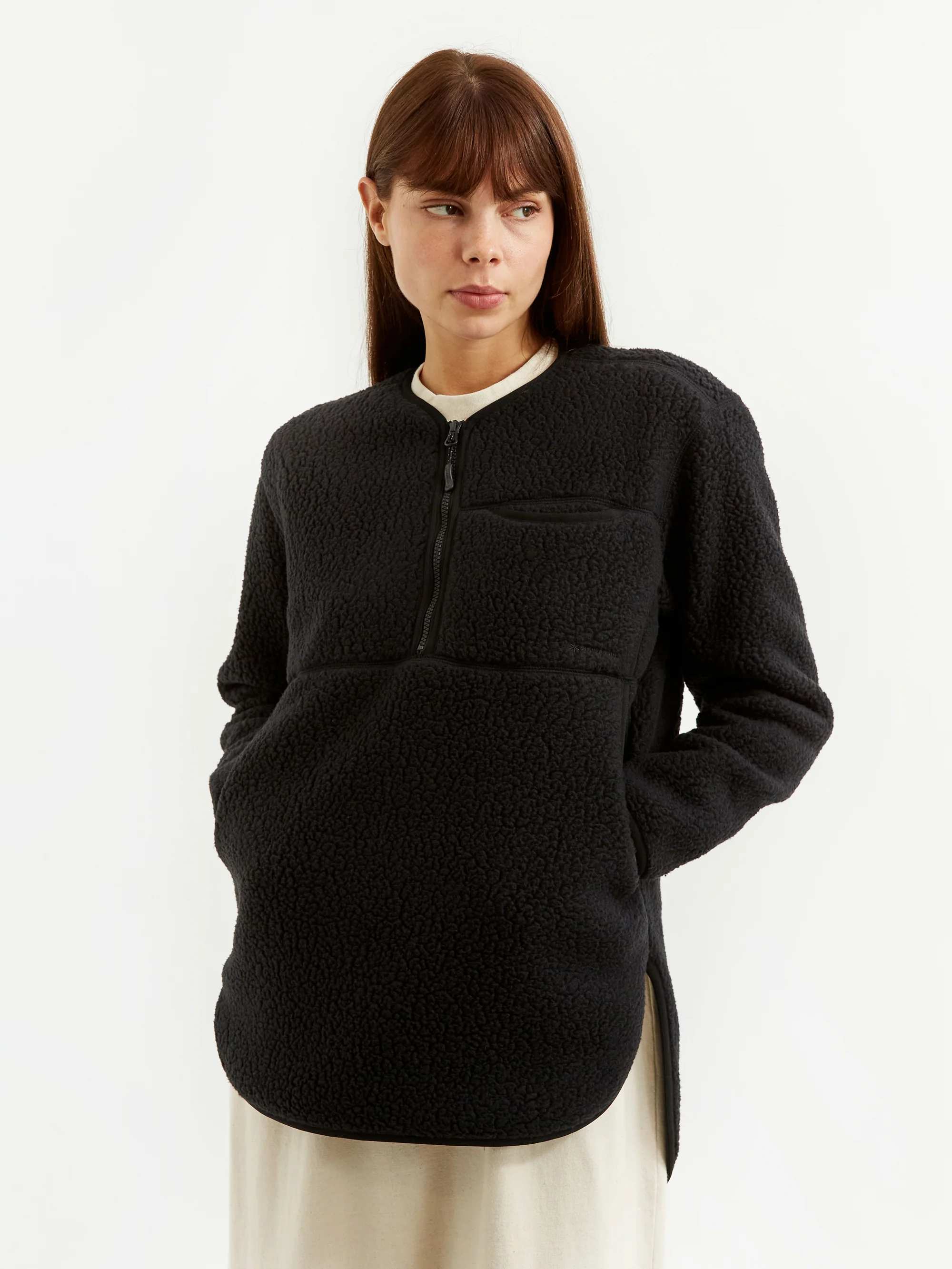 Snow Peak Thermal Boa Fleece Pullover W - Black - Image 4