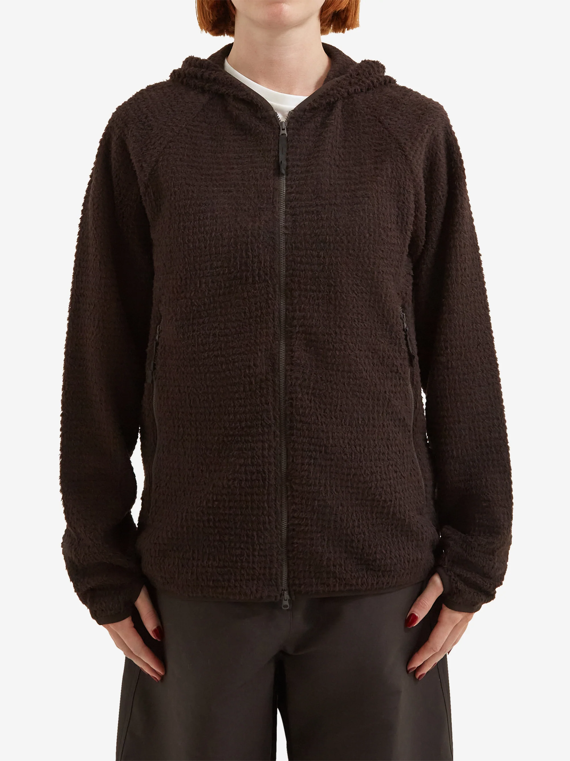 Snow Peak Thermo Control Zip Up Parka W - Dark Brown