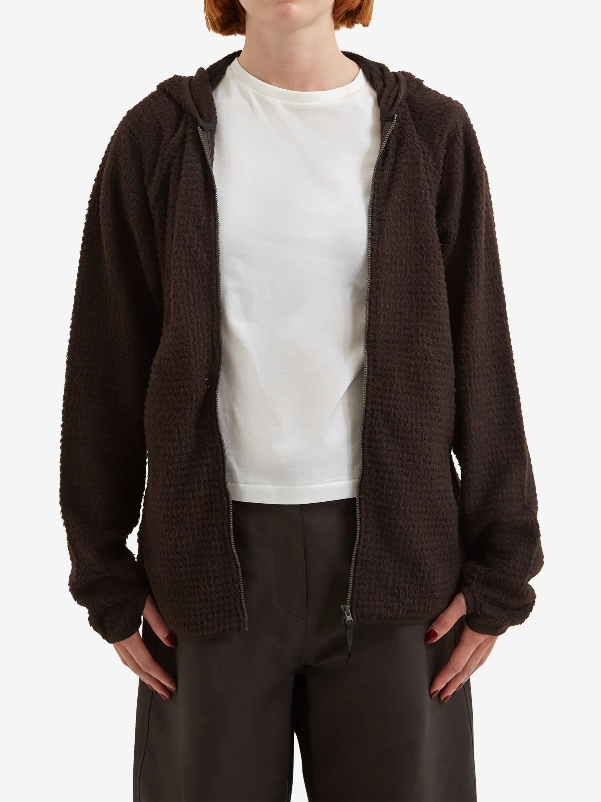 Snow Peak Thermo Control Zip Up Parka W - Dark Brown - Image 3