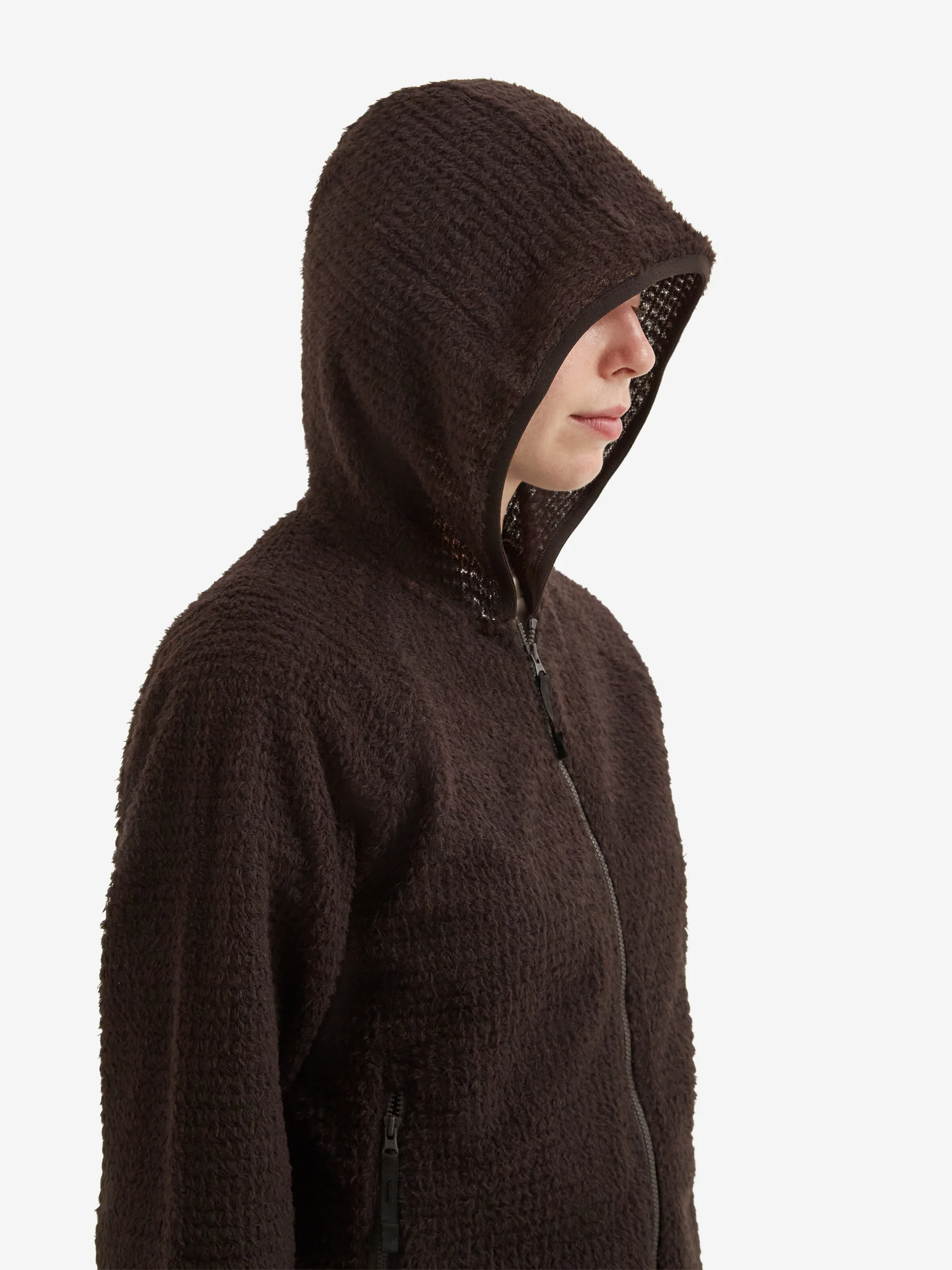 Snow Peak Thermo Control Zip Up Parka W - Dark Brown - Image 5
