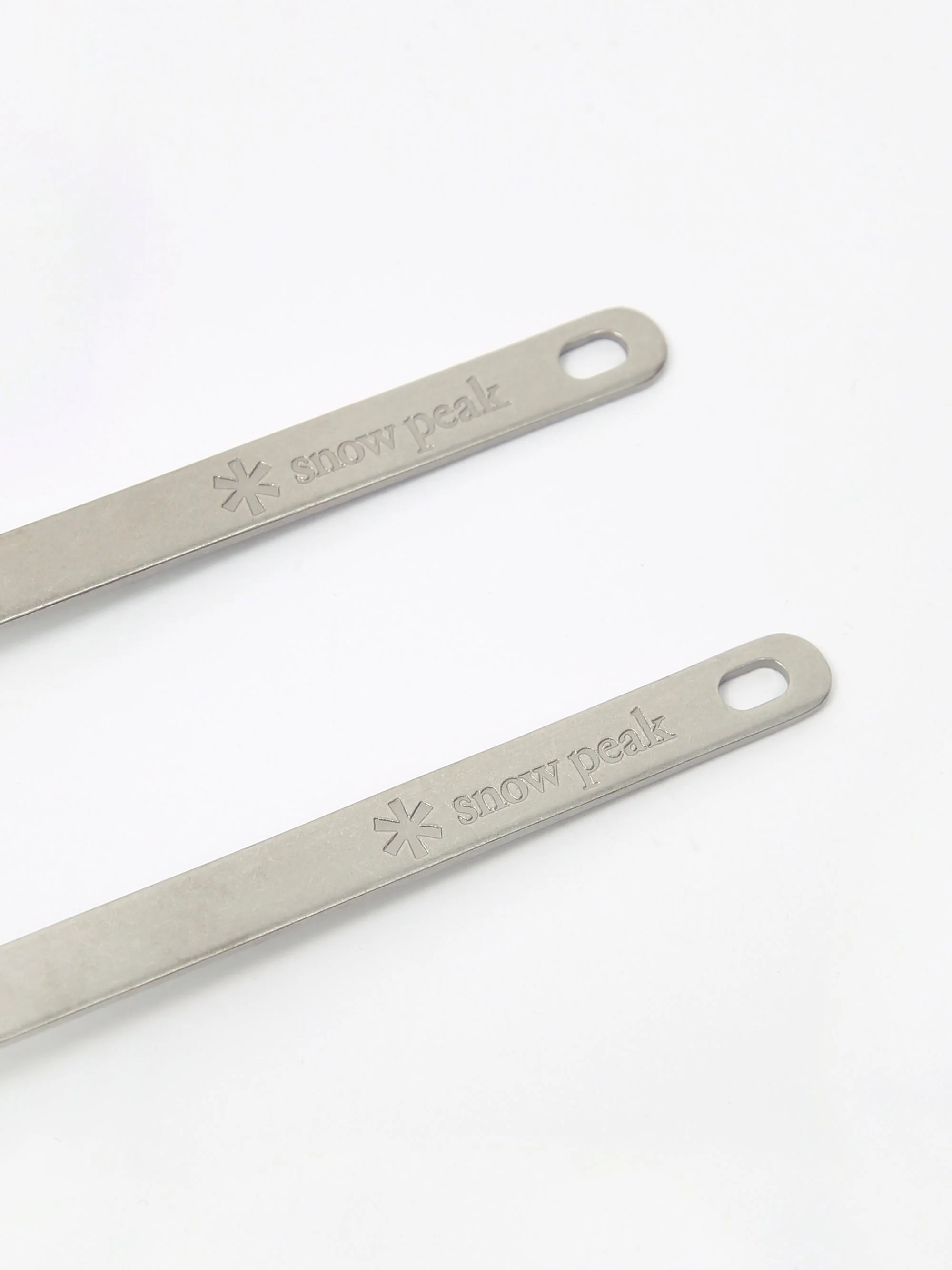 Snow Peak Titanium Fork & Spoon Set - Image 6