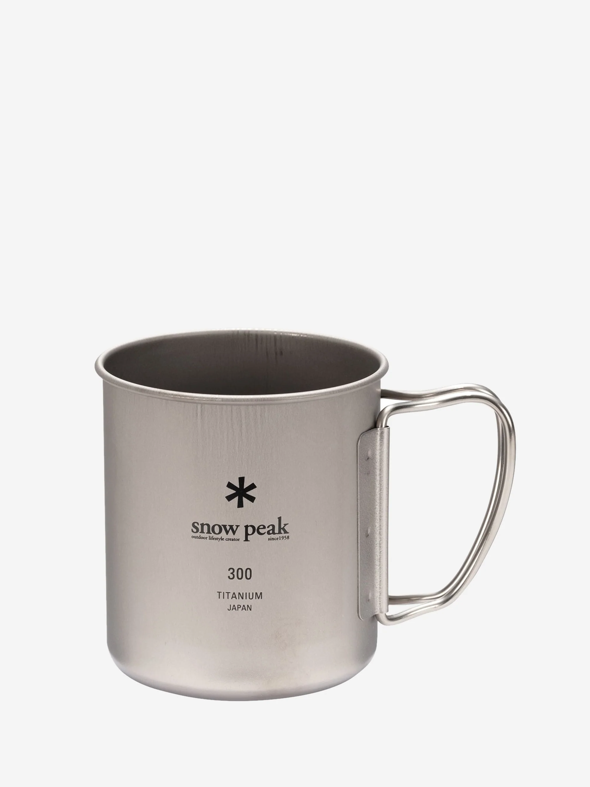 Snow Peak Titanium Single Cup 300ml - Silver