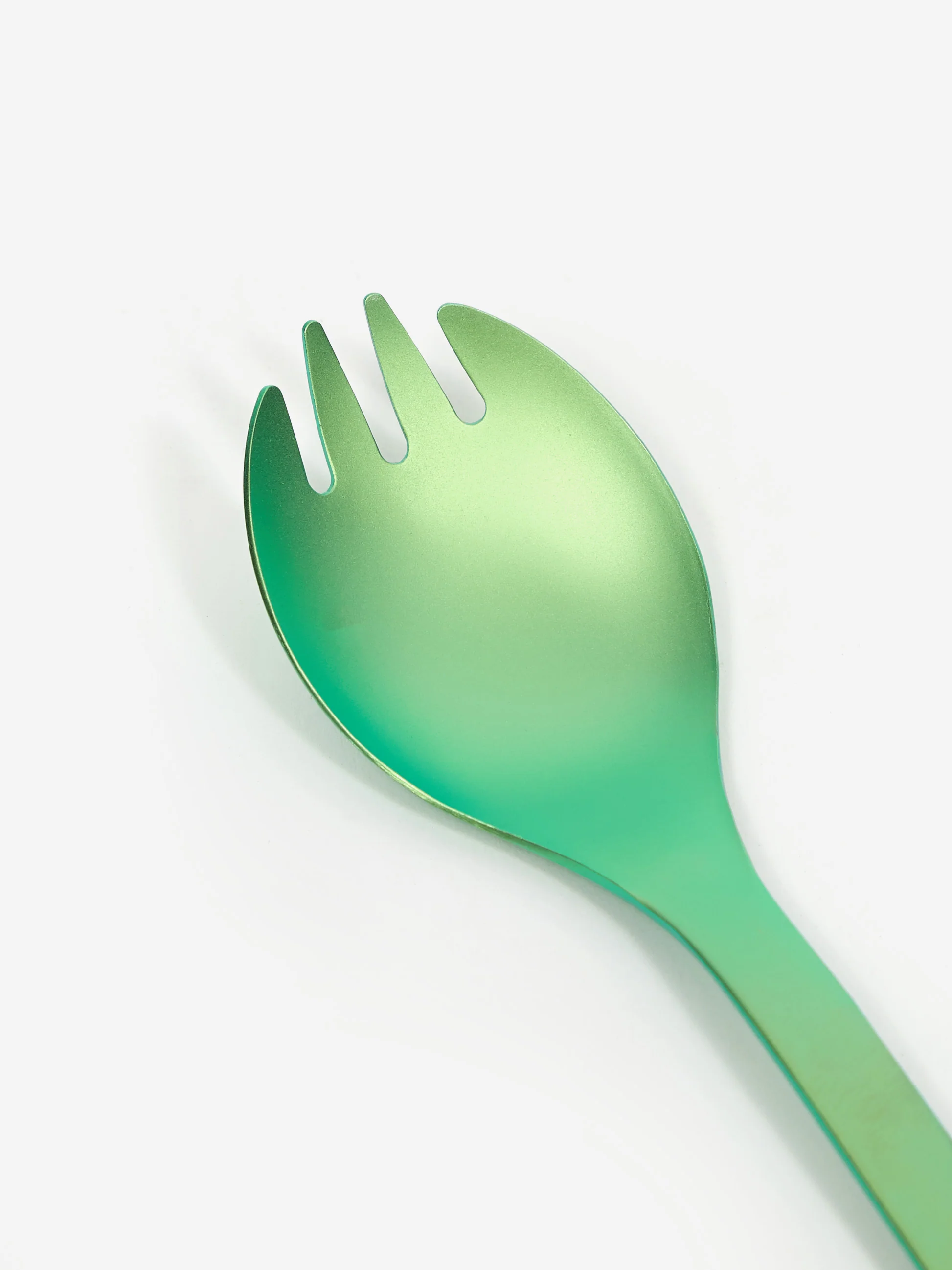Snow Peak Titanium Spork - Green - Image 2