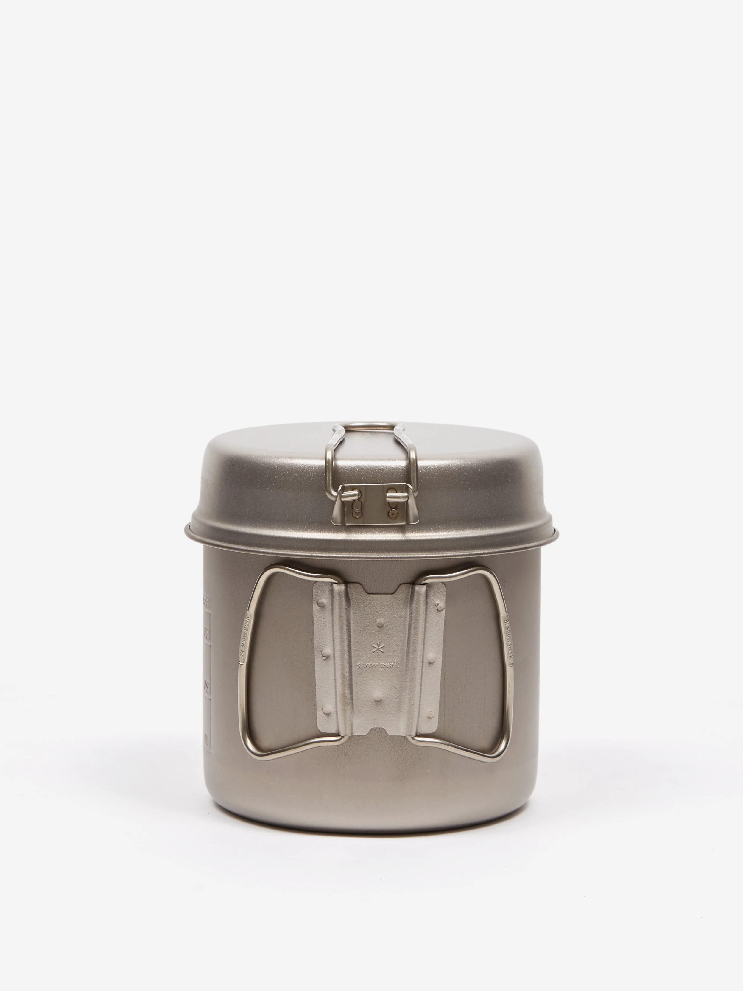 Snow Peak Titanium Trek 1400 Camping Cooking Set - Silver - Image 2