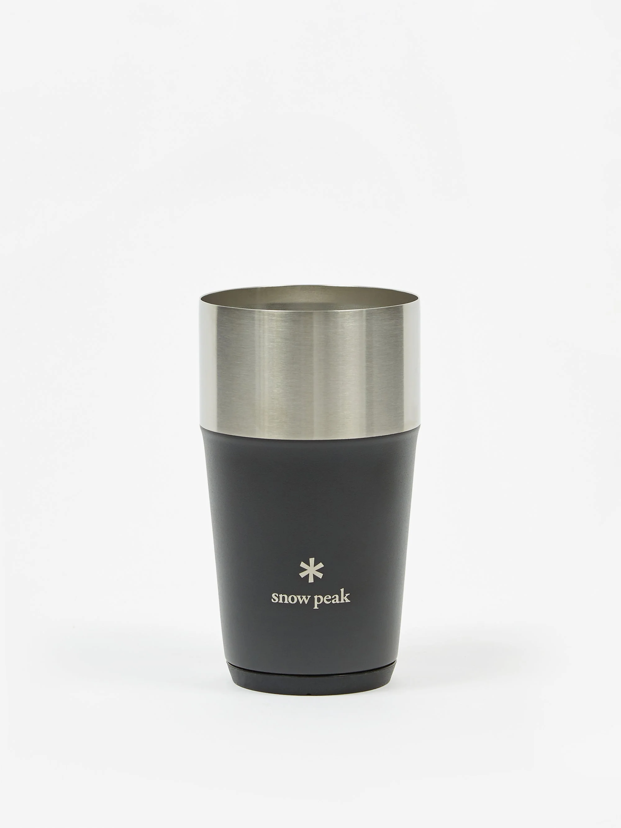 Snow Peak Vacuum Beer Tumbler 16oz/470ml - Black