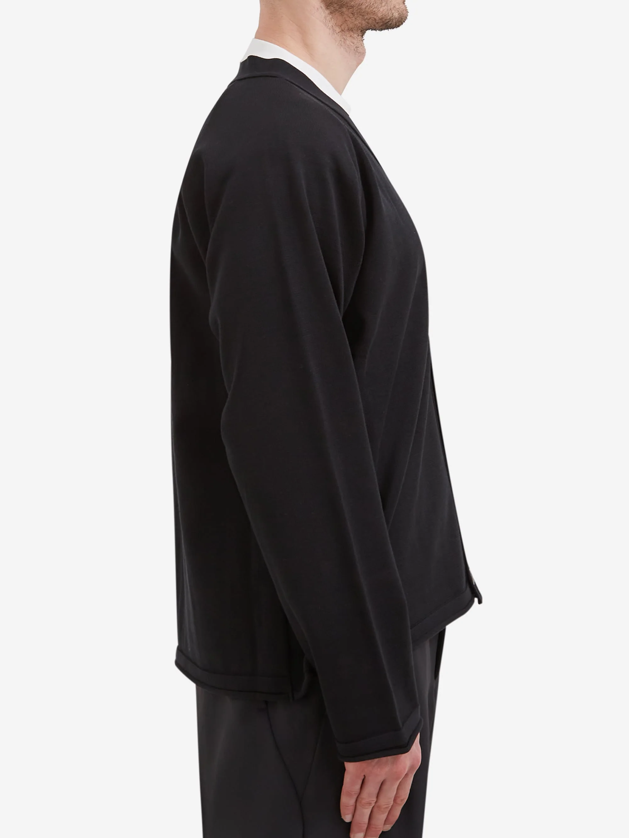 Snow Peak Water-Repellent Knit Cardigan - Black - Image 5