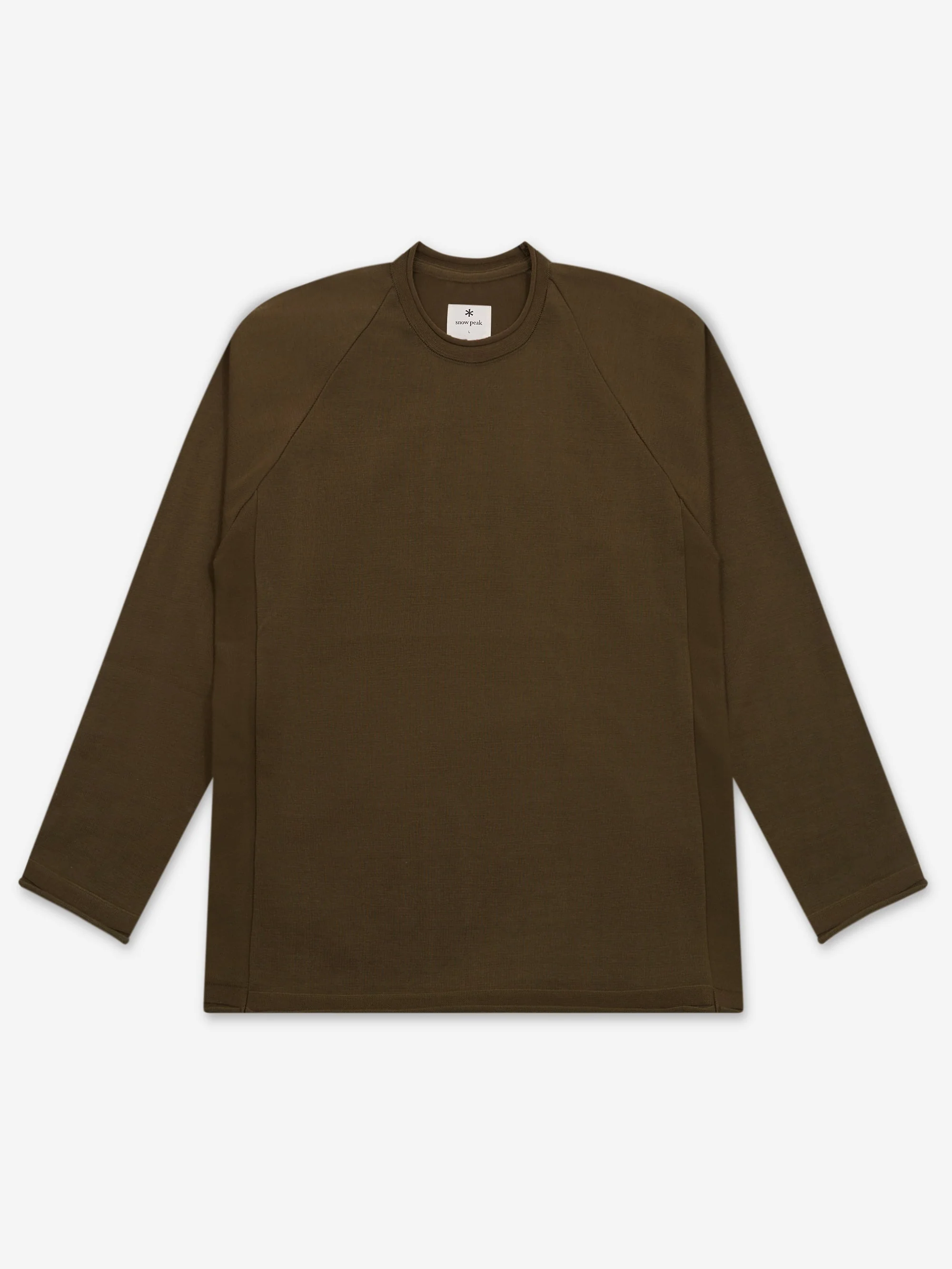 Snow Peak Water-Repellent Knit Pullover - Dark Olive