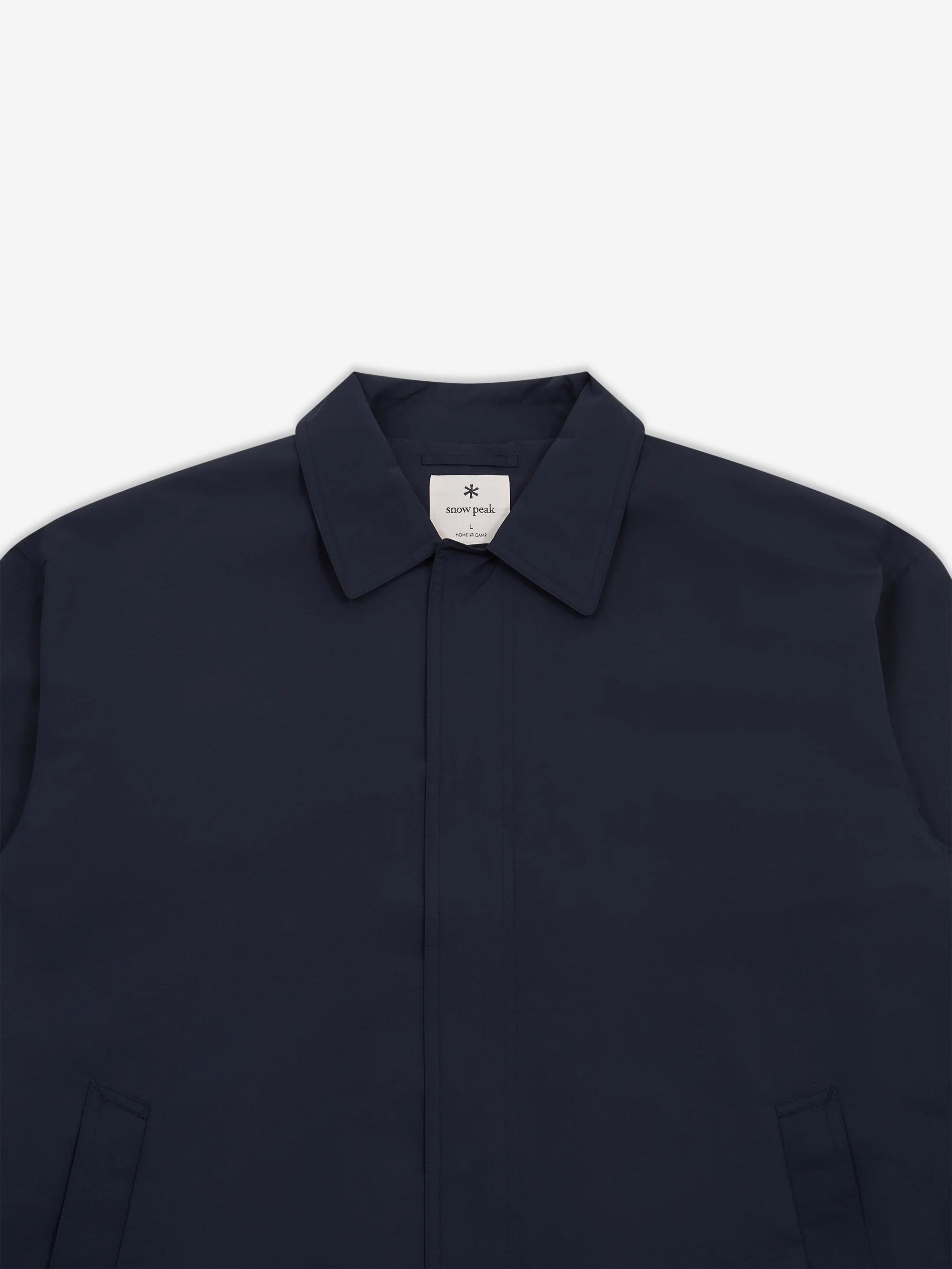 Snow Peak WINDSTOPPER Bal Collar Coat - Dark Navy - Image 3