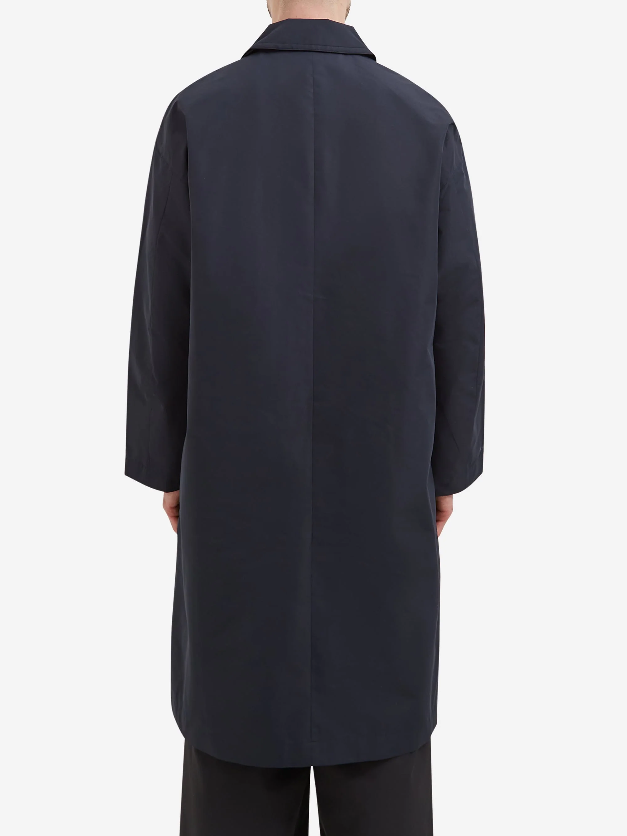 Snow Peak WINDSTOPPER Bal Collar Coat - Dark Navy - Image 7