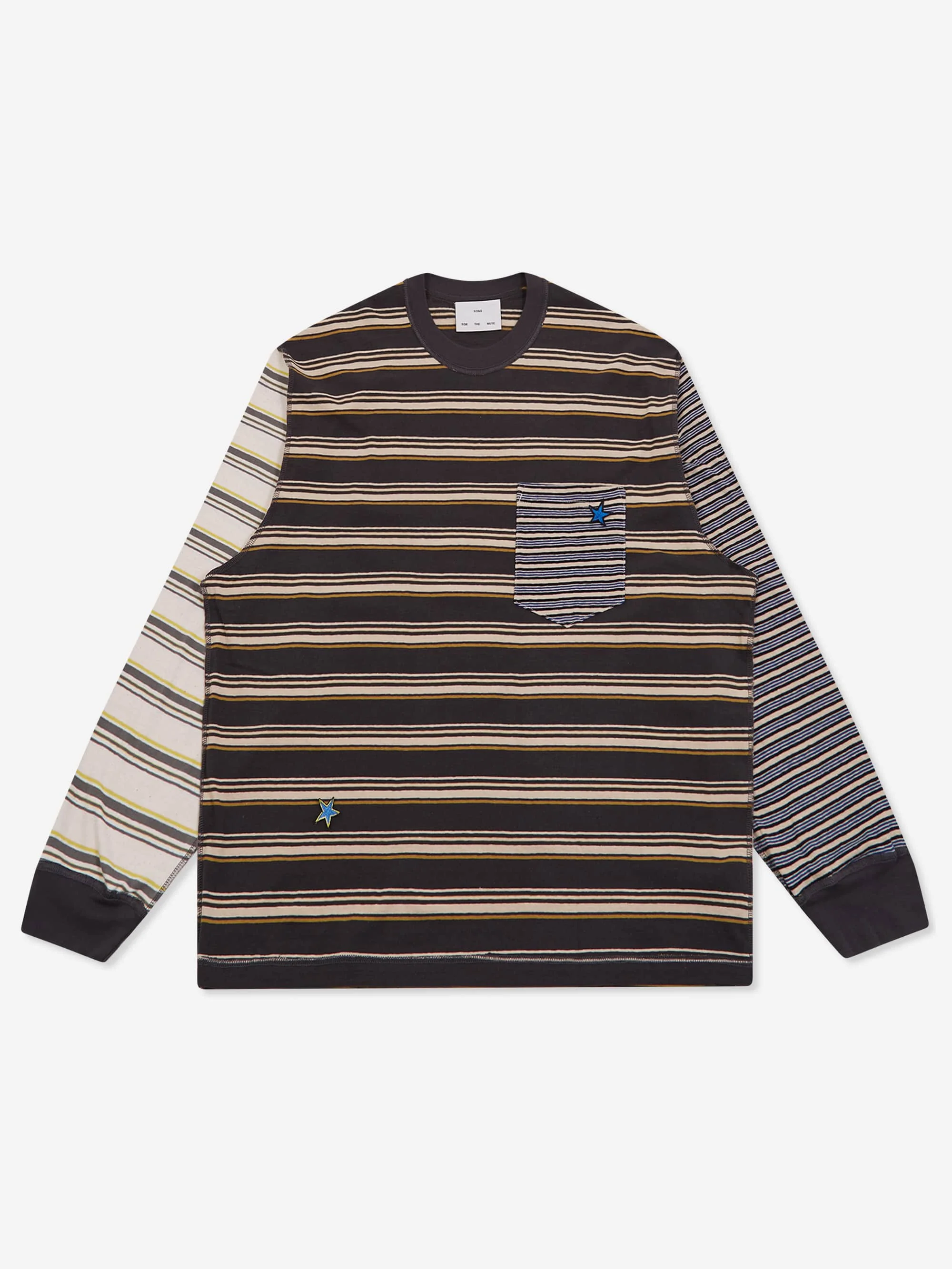 Song For The Mute Oversized Crew Neck Pullover - Charcoal