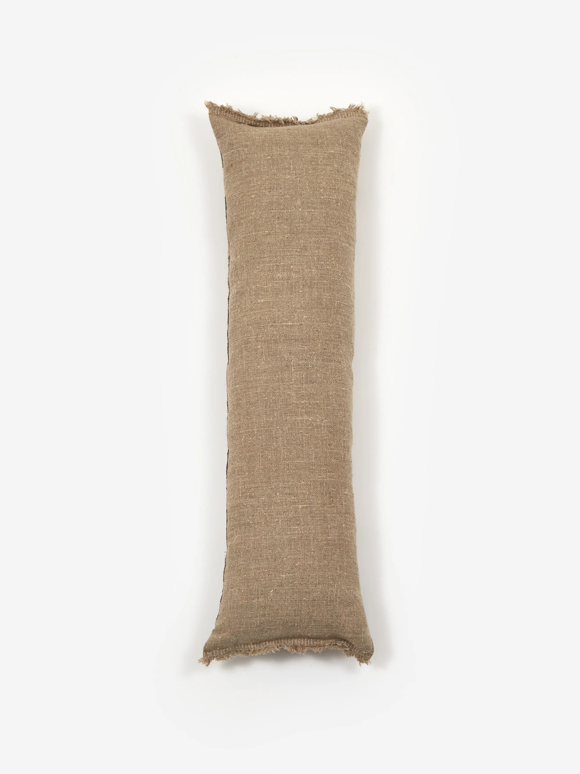soosumsee Maxi Linen Hand Printed Cushion - Checkerboard - Image 4