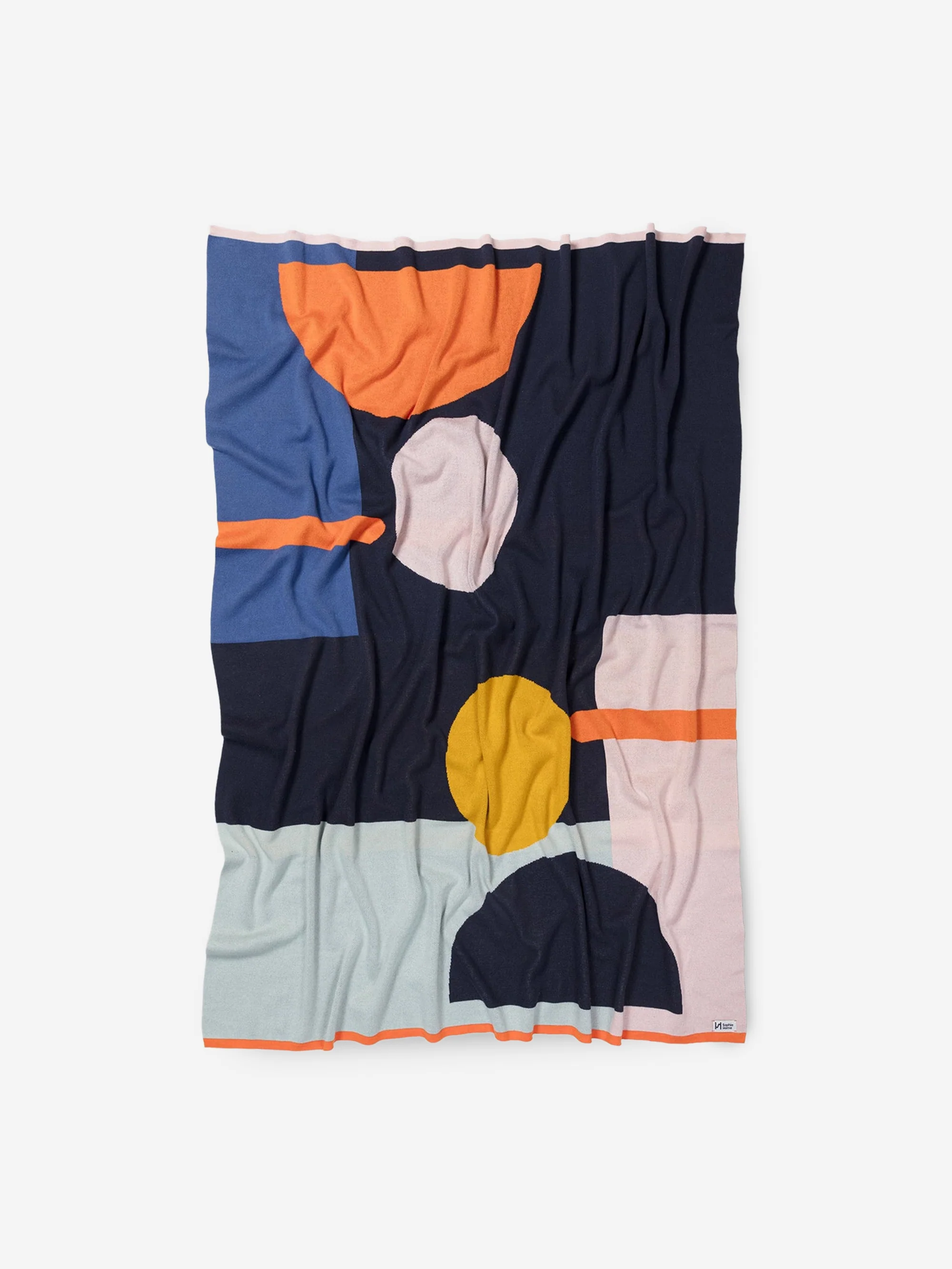 Sophie Home Cotton Knit Throw Blanket - Bleecker Multi - Image 2