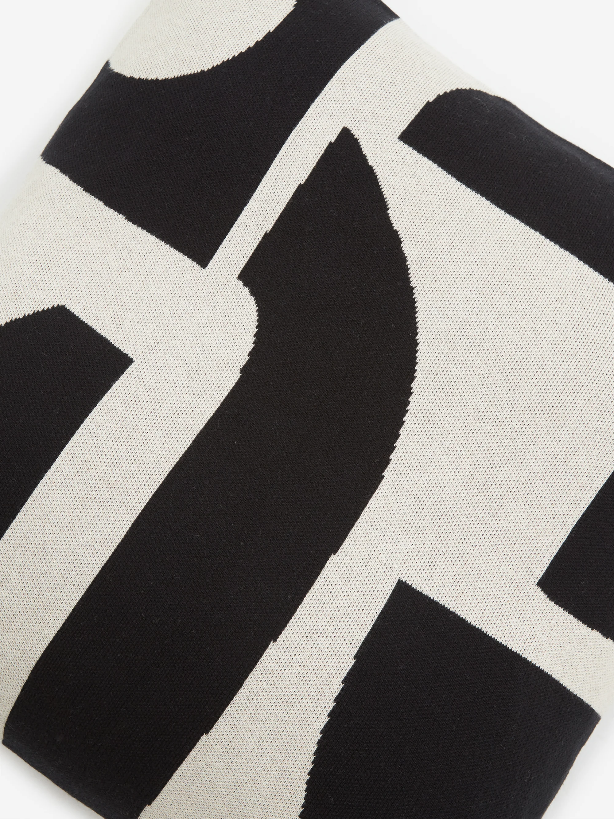 Sophie Home Cotton Knit Throw Cushion Cover - Bruten Mono - Image 2
