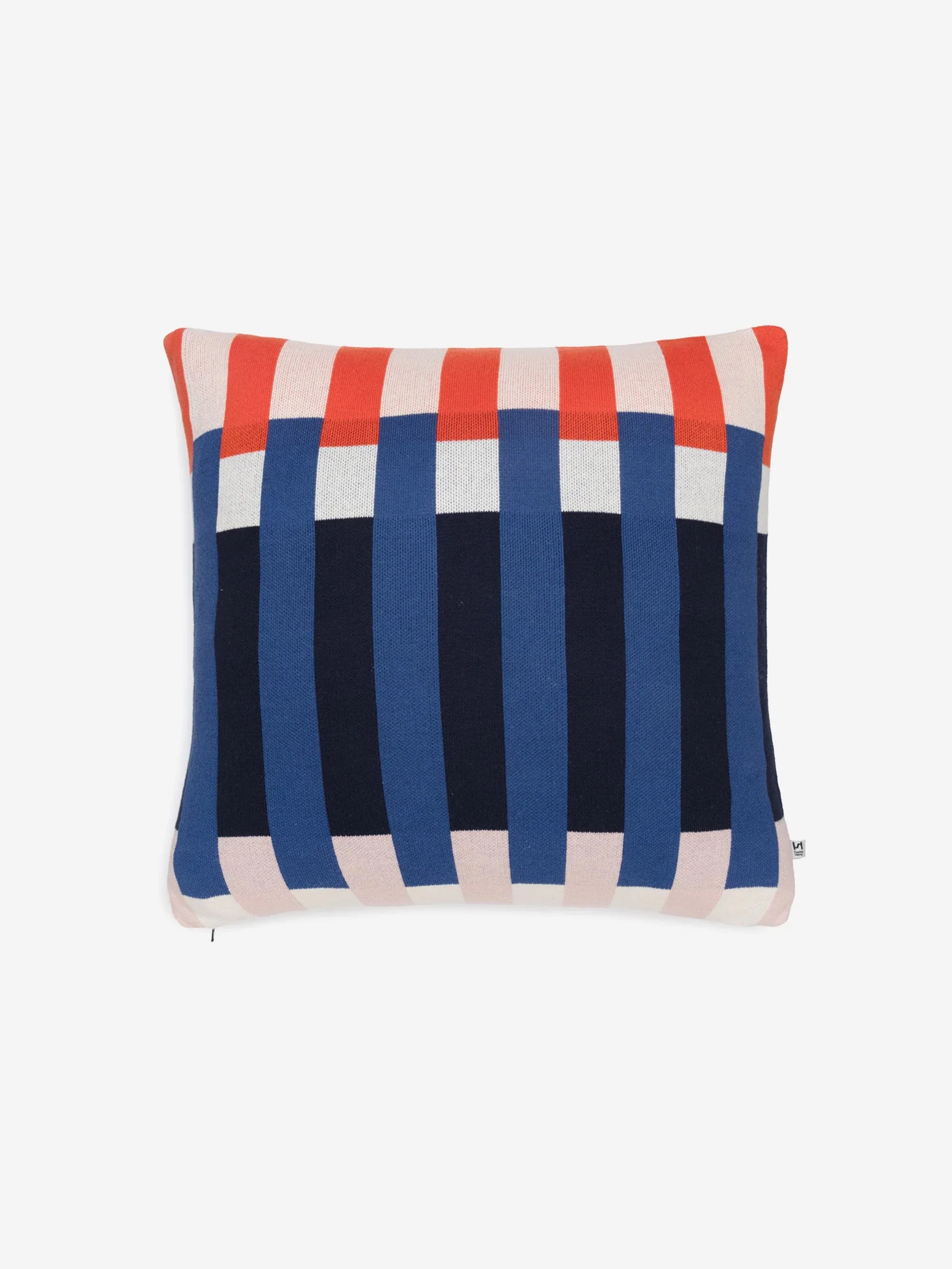 Sophie Home Cotton Knit Throw Pillow/Cushion Cover - Studie Navy