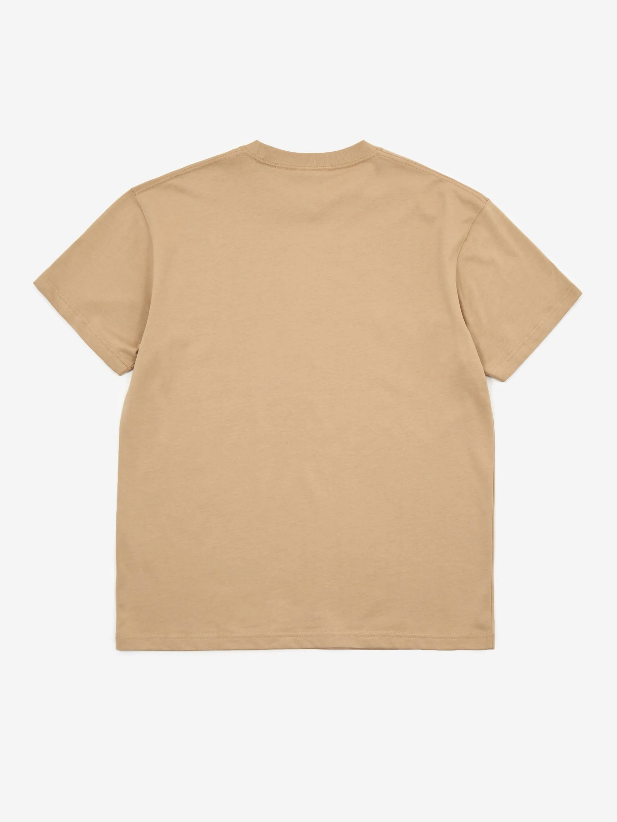 Soulland Marker Logo Short Sleeve T-Shirt - Beige