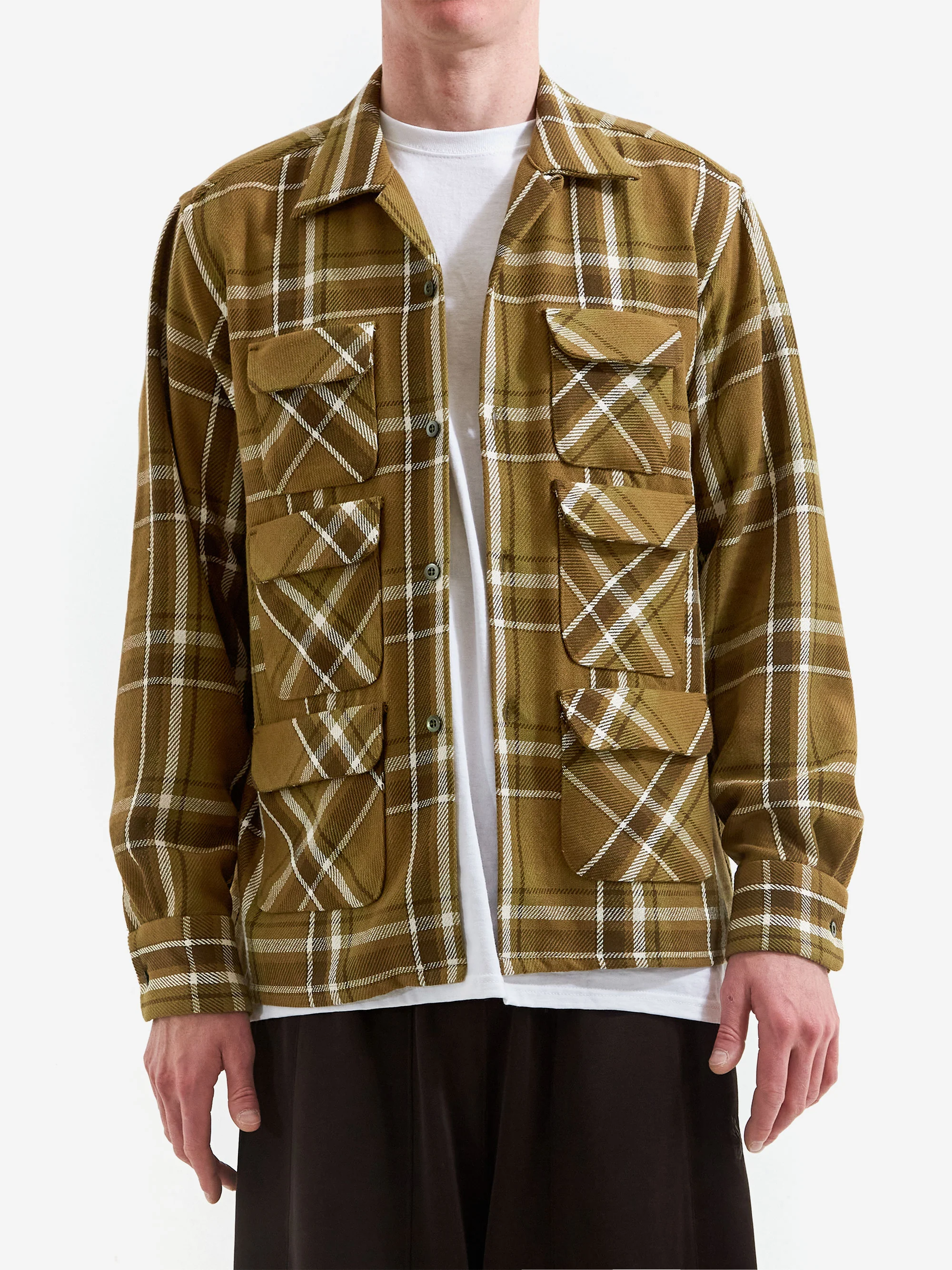 South2 West8 6 Pocket Classic Shirt- C-Olive - Image 2