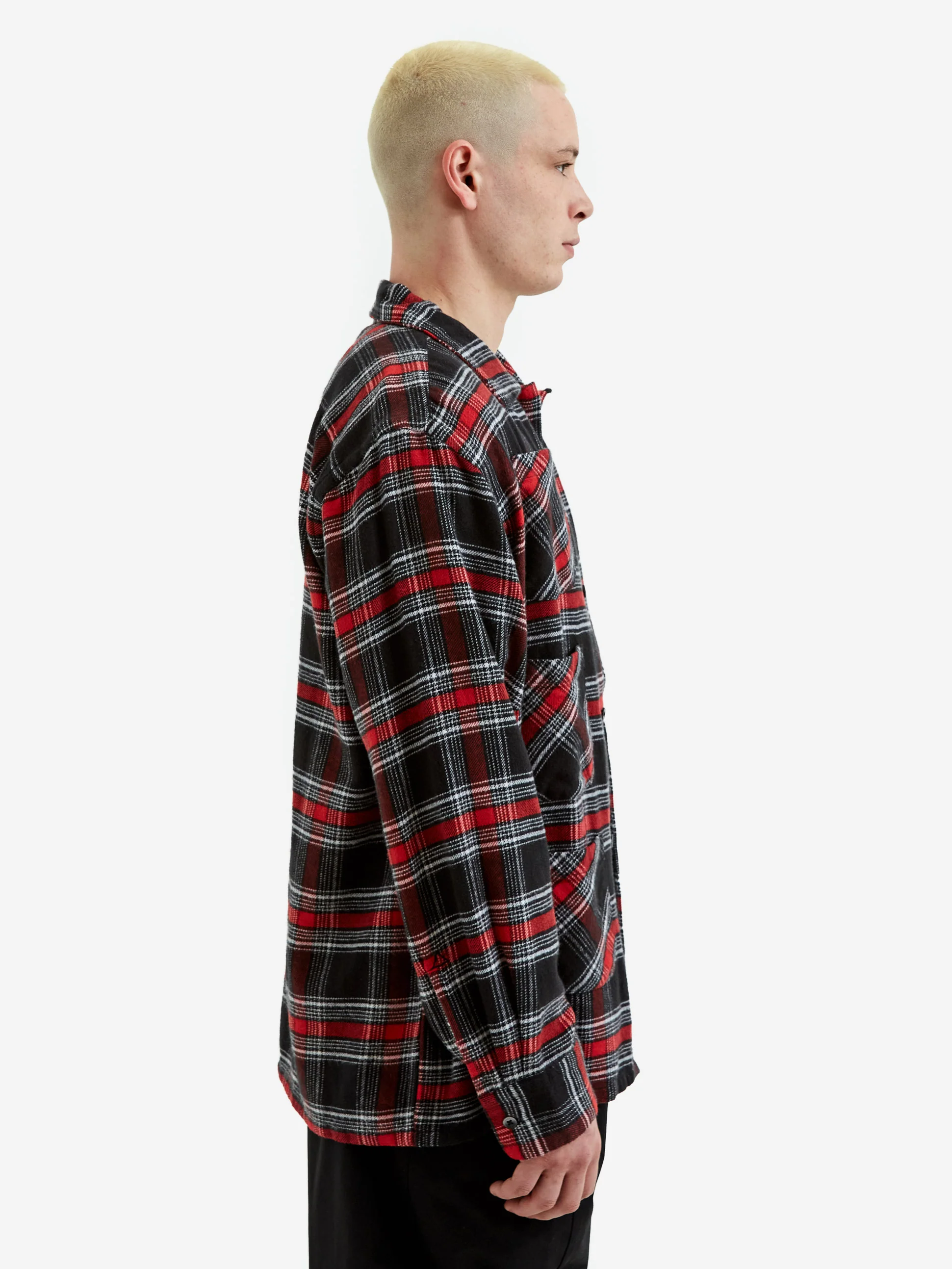 South2 West8 6 Pocket Shirt - Twill Plaid - Black - Image 8