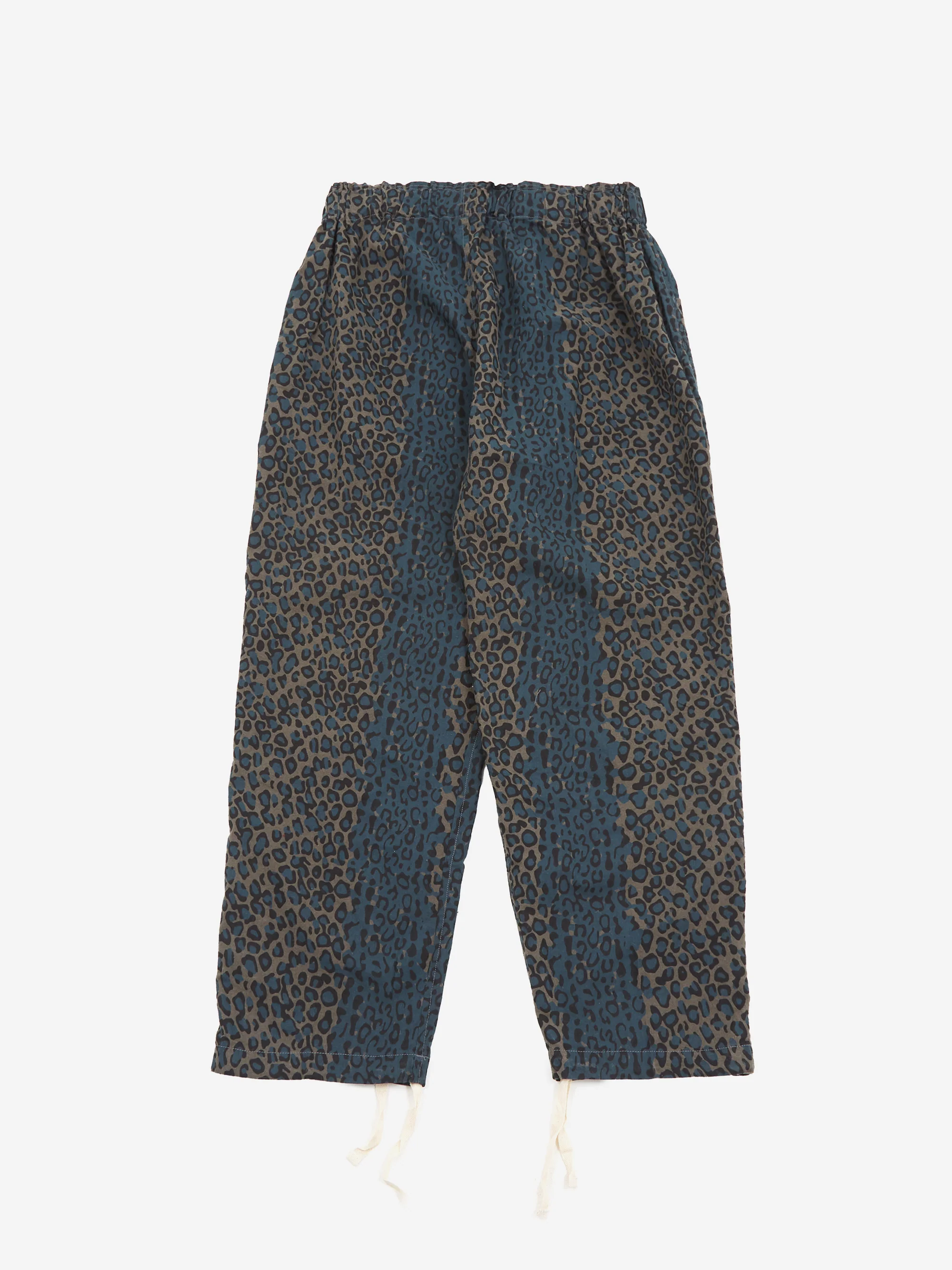 South2 West8 Army String Pant - Flannel Cloth / Printed - Leopard Brown/Green - Image 4