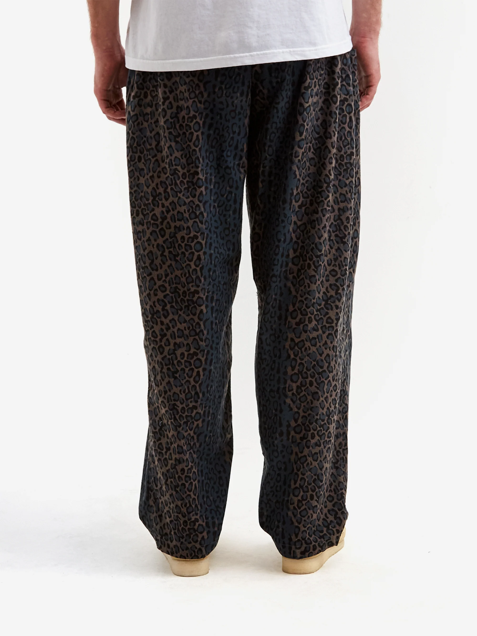 South2 West8 Army String Pant - Flannel Cloth / Printed - Leopard Brown/Green - Image 6