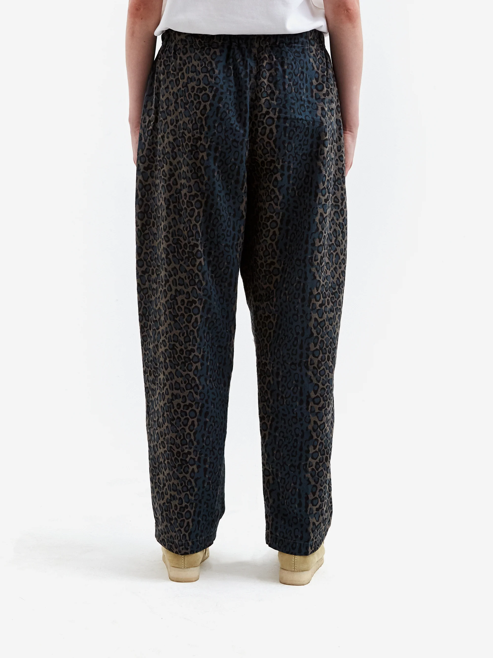 South2 West8 Army String Pant - Flannel Cloth / Printed W - Leopard Brown/Green - Image 3