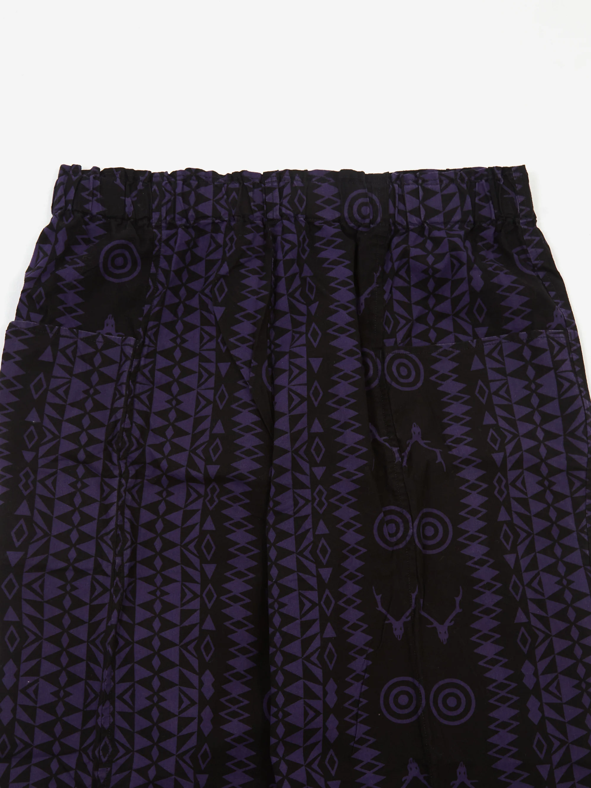 South2 West8 Army String Pant - Skull&Target - Black/Purple - Image 3
