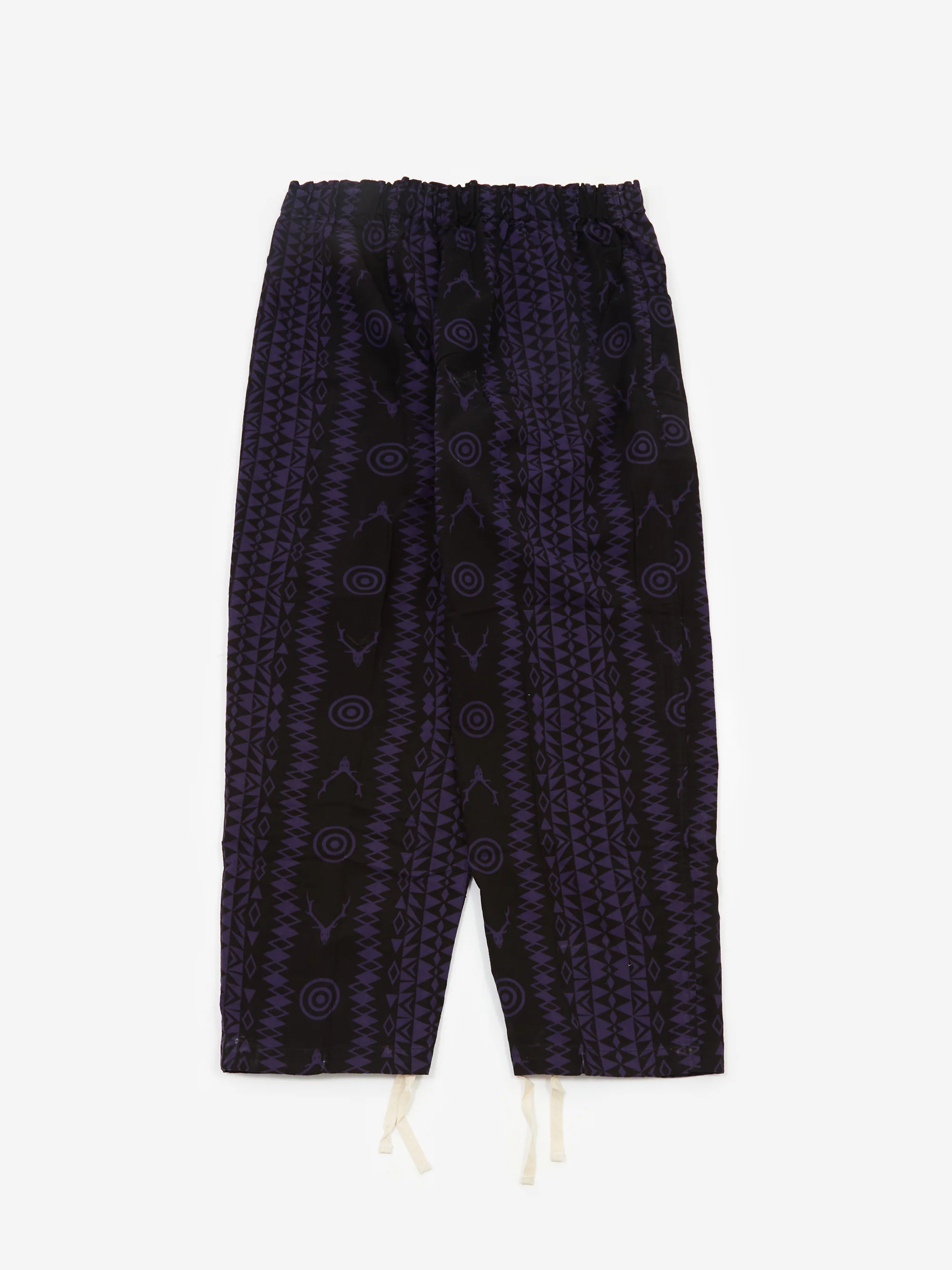 South2 West8 Army String Pant - Skull&Target - Black/Purple - Image 4