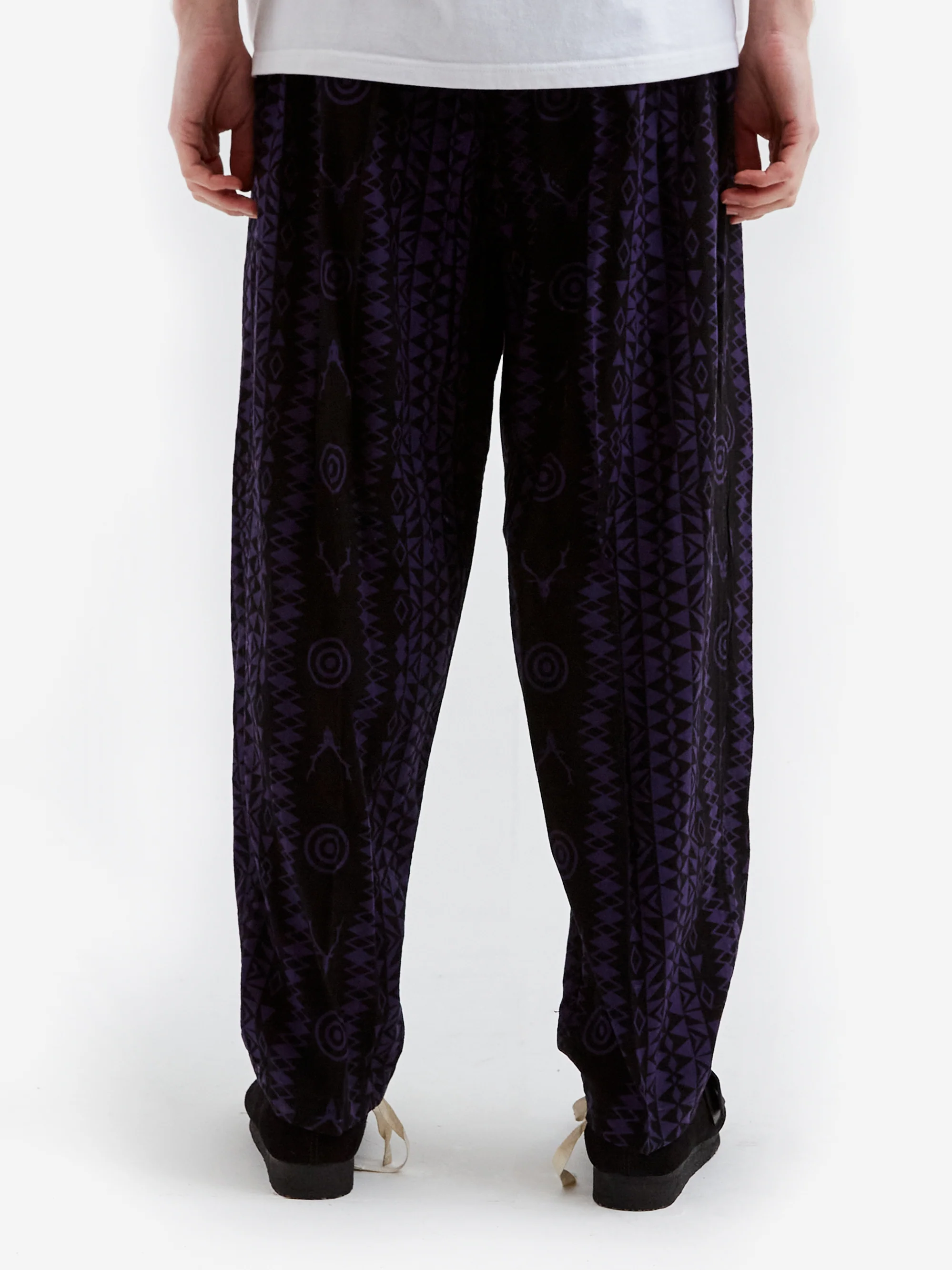 South2 West8 Army String Pant - Skull&Target - Black/Purple - Image 6