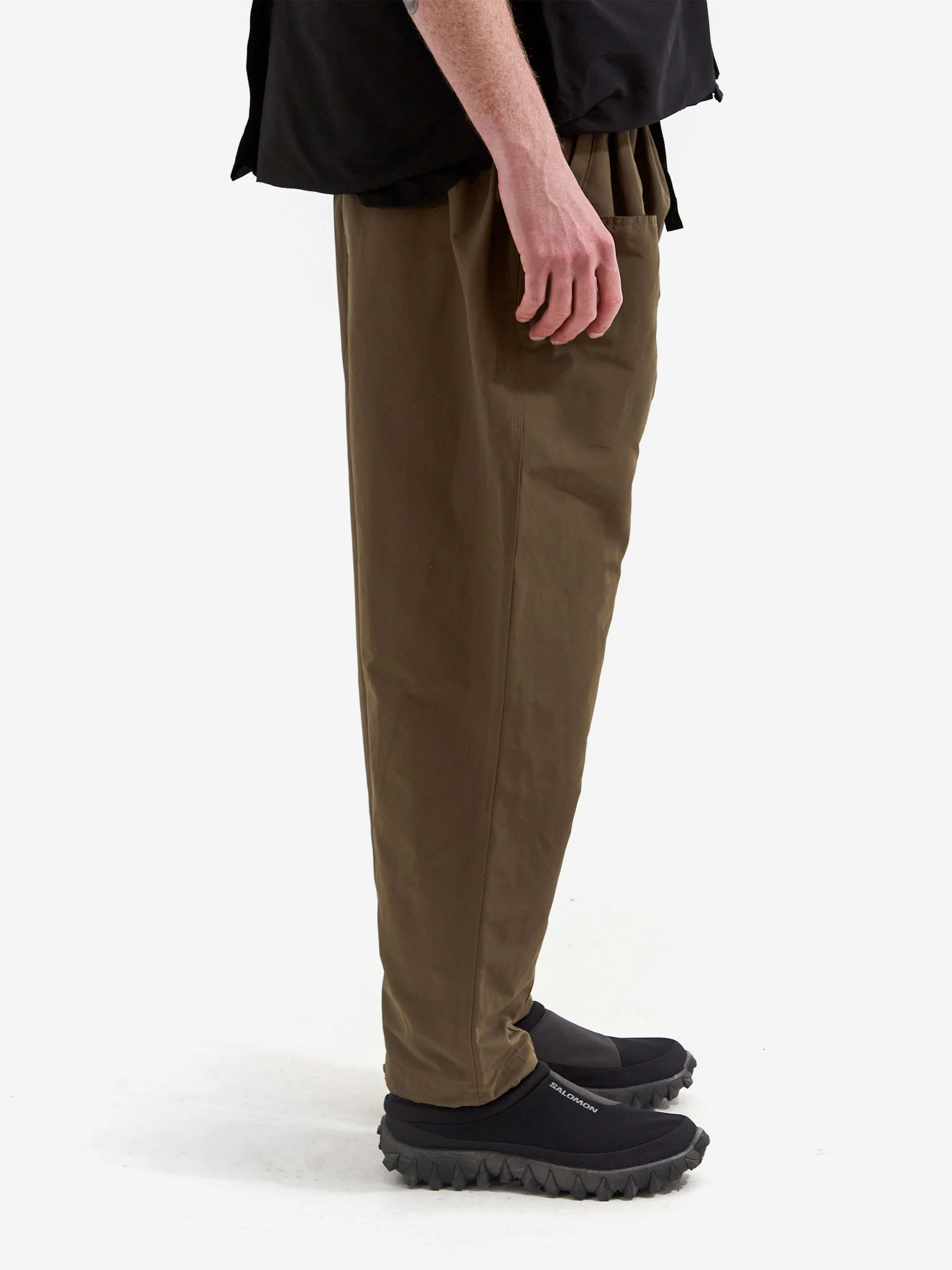 South2 West8 Belted C.S.Grosgrain Pant - A-Olive - Image 5