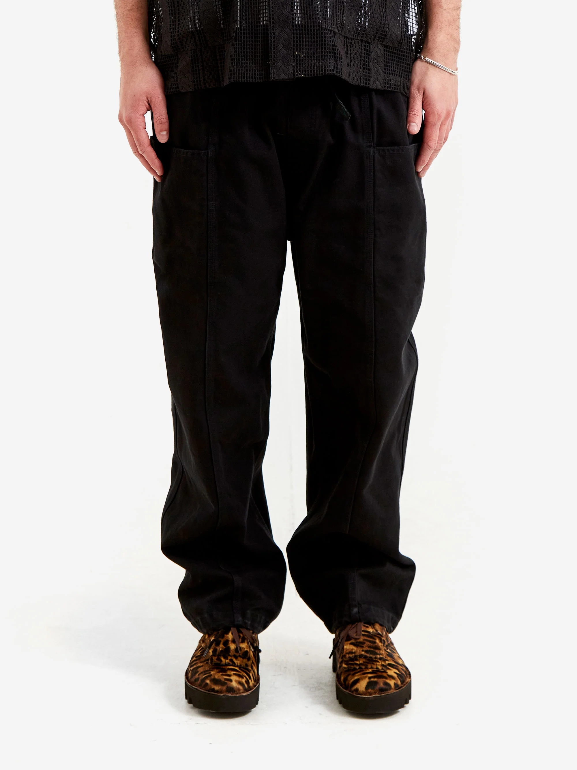 South2 West8 Belted C.S.Pant - Black - Image 2