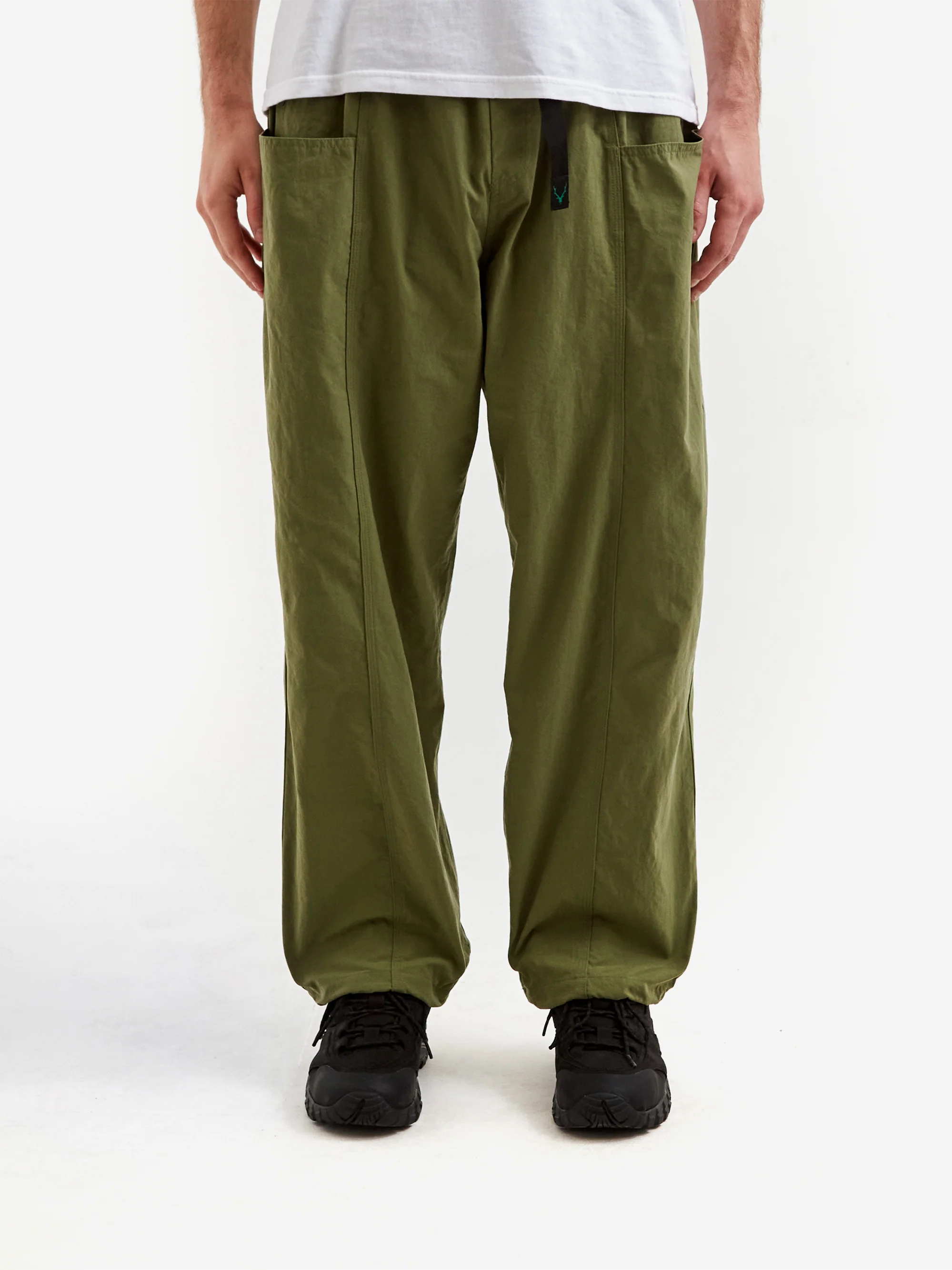 South2 West8 Belted C.S Pant - Olive - Image 2