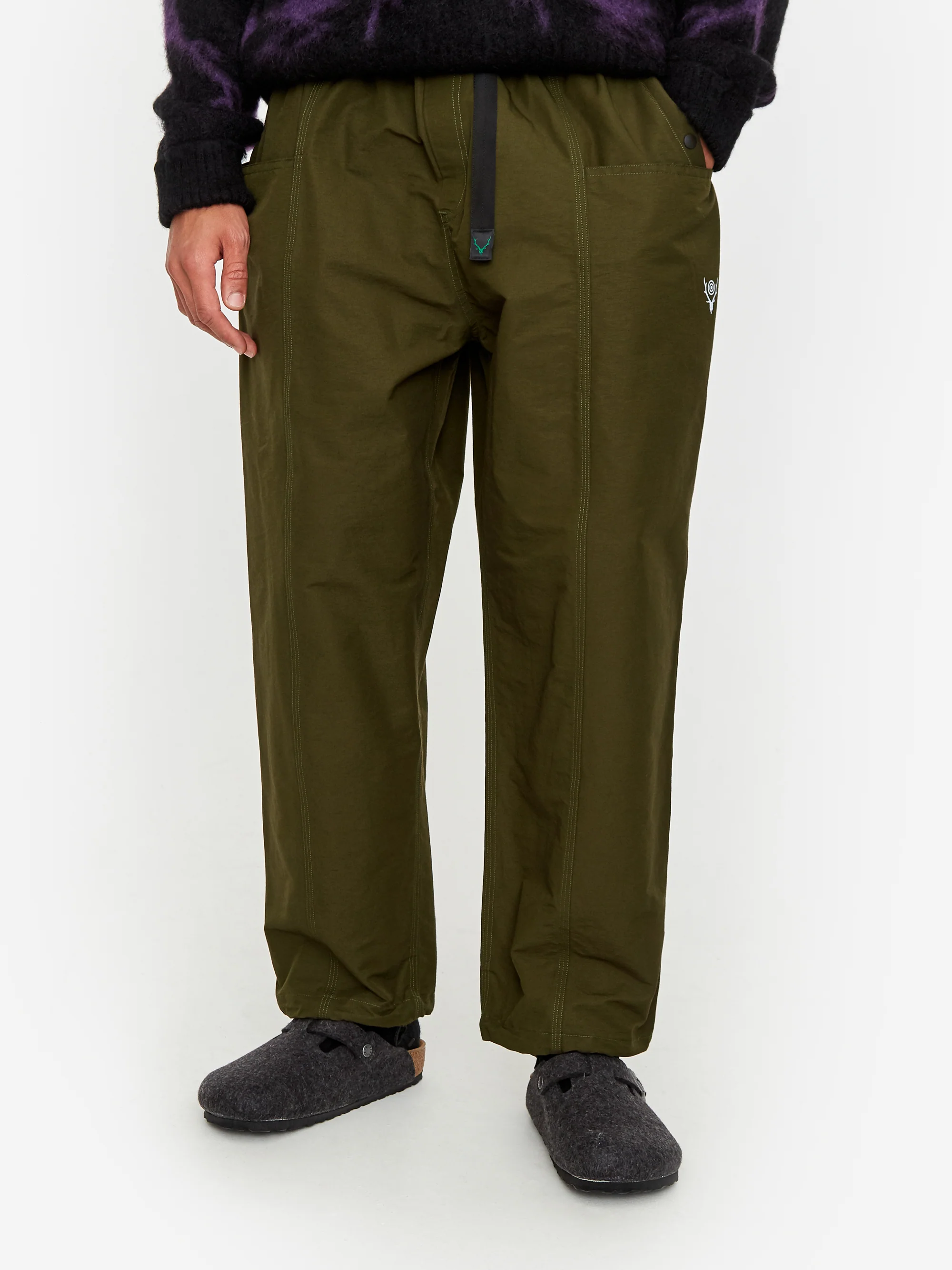 South2 West8 Belted C.S. Pant - Olive - Image 7