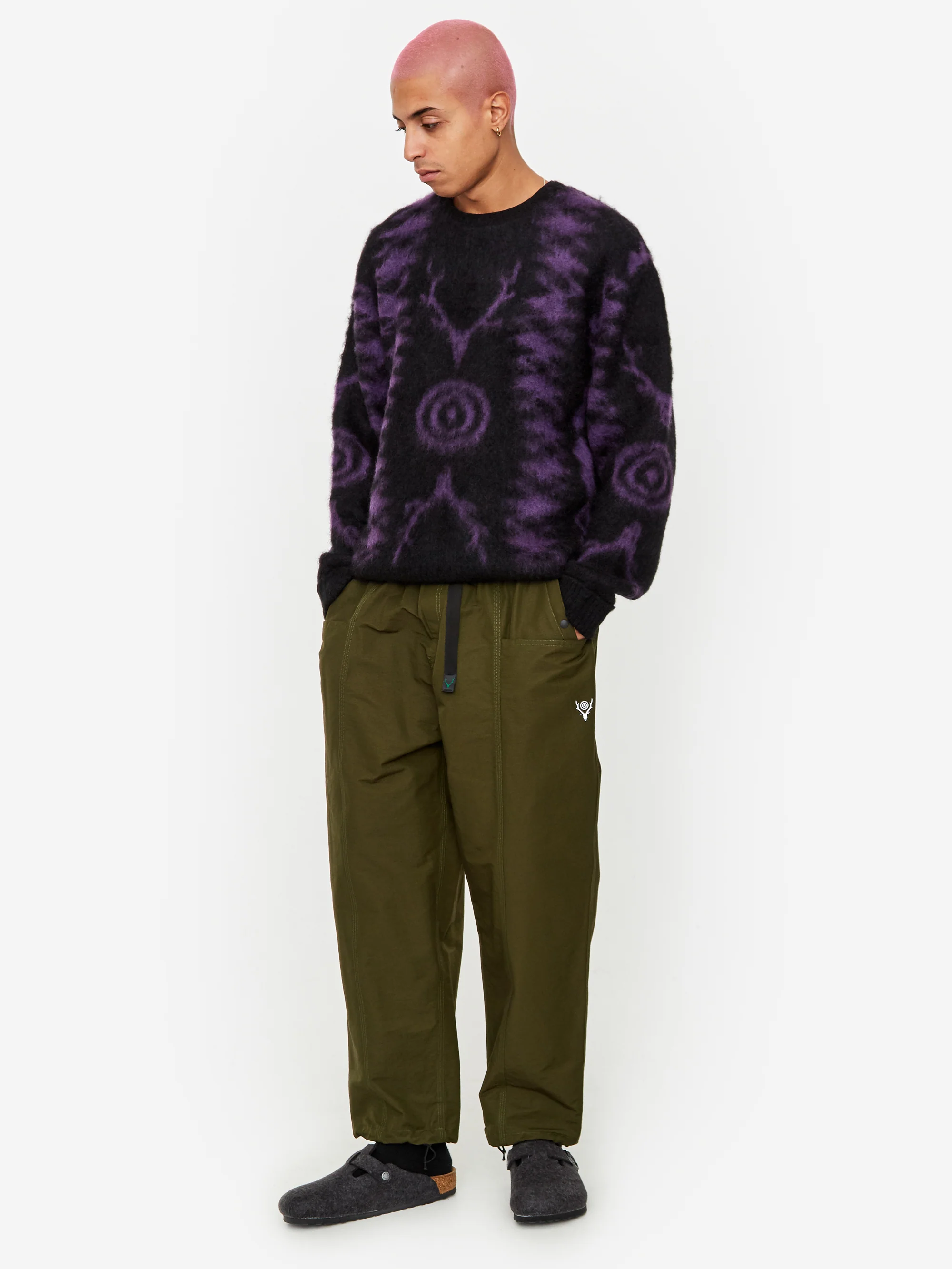 South2 West8 Belted C.S. Pant - Olive - Image 8
