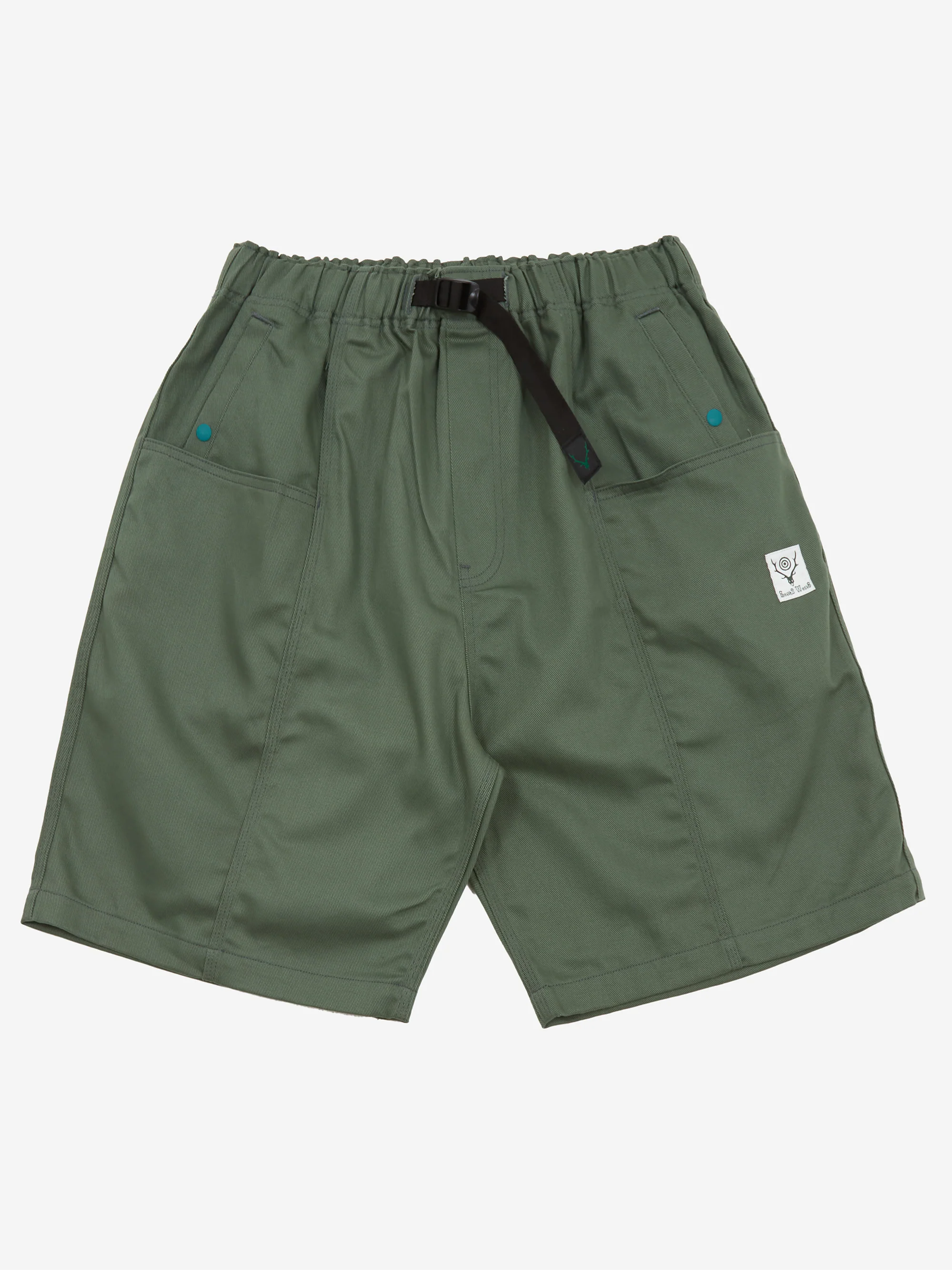 South2 West8 Belted C.S Short - Moss Green