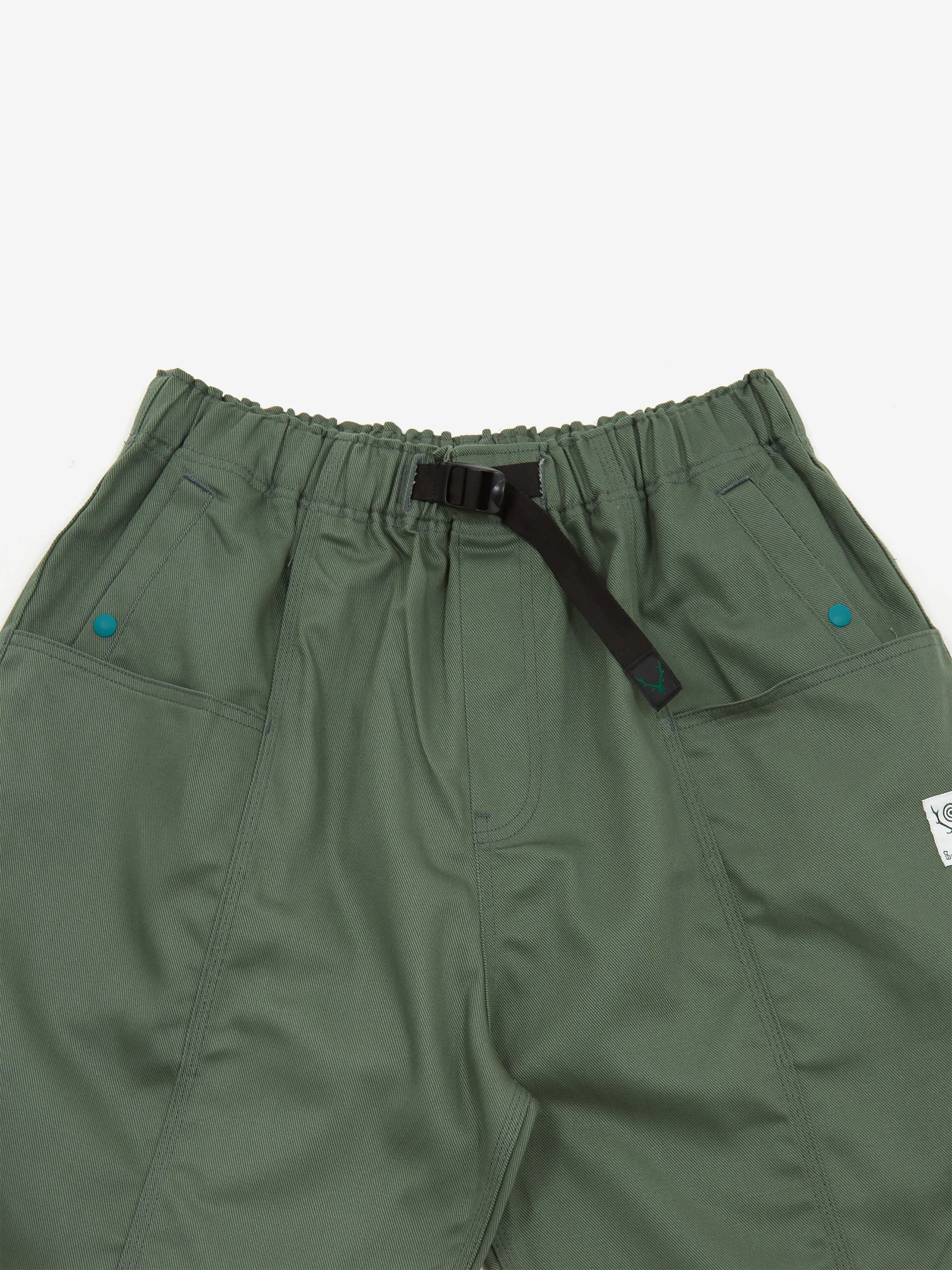 South2 West8 Belted C.S Short - Moss Green - Image 3