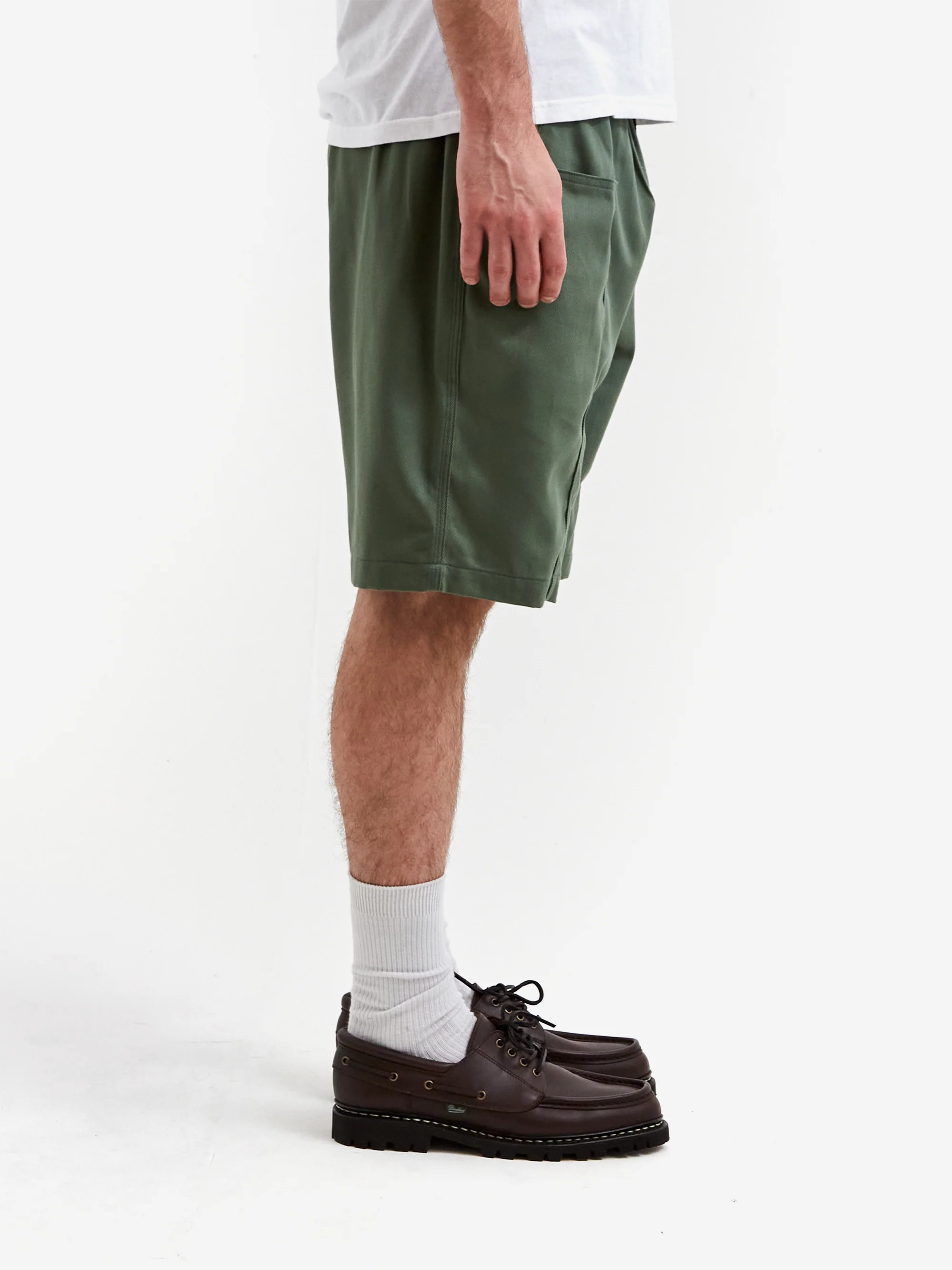 South2 West8 Belted C.S Short - Moss Green - Image 5