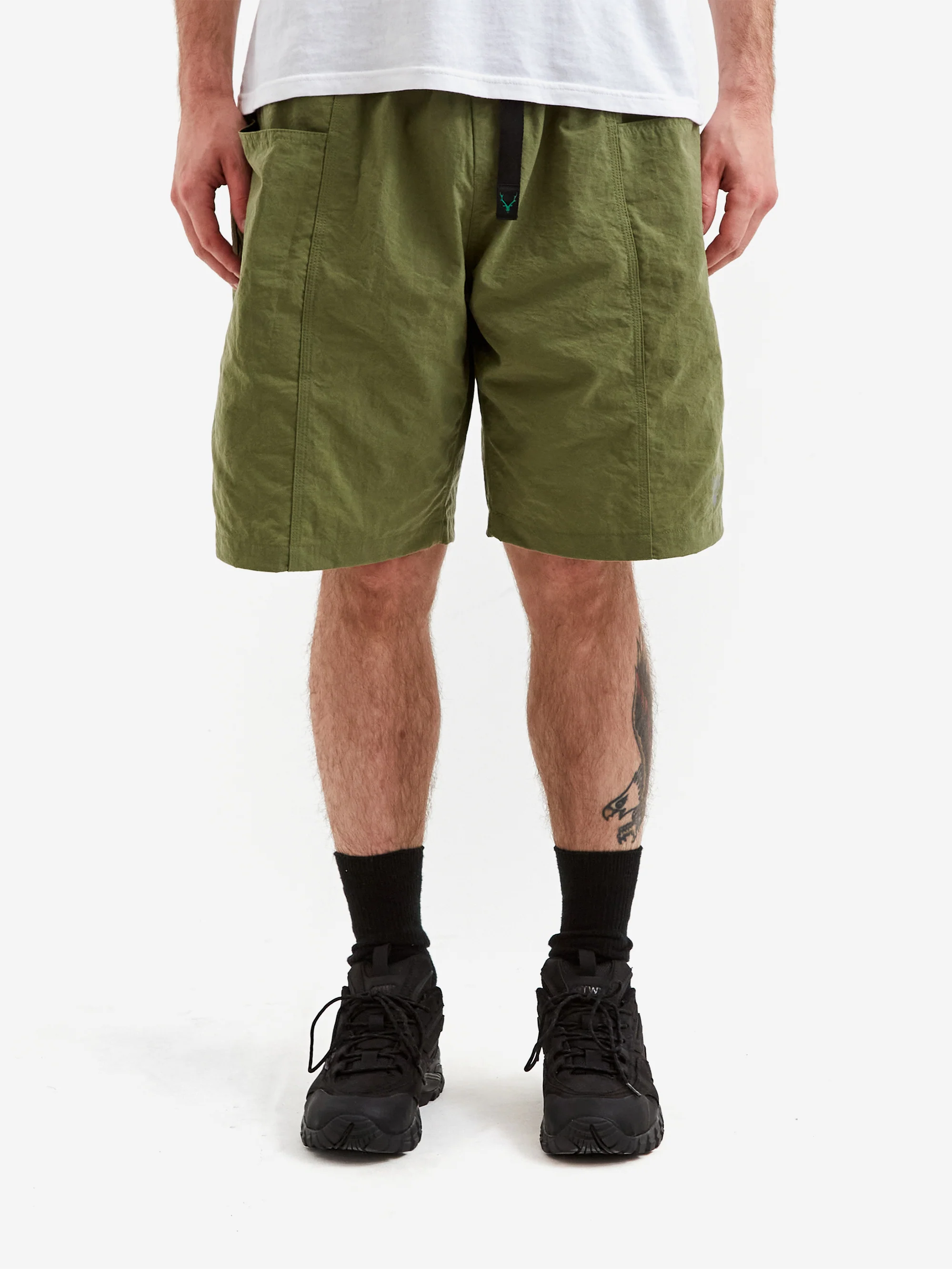 South2 West8 Belted C.S Short - Olive - Image 2