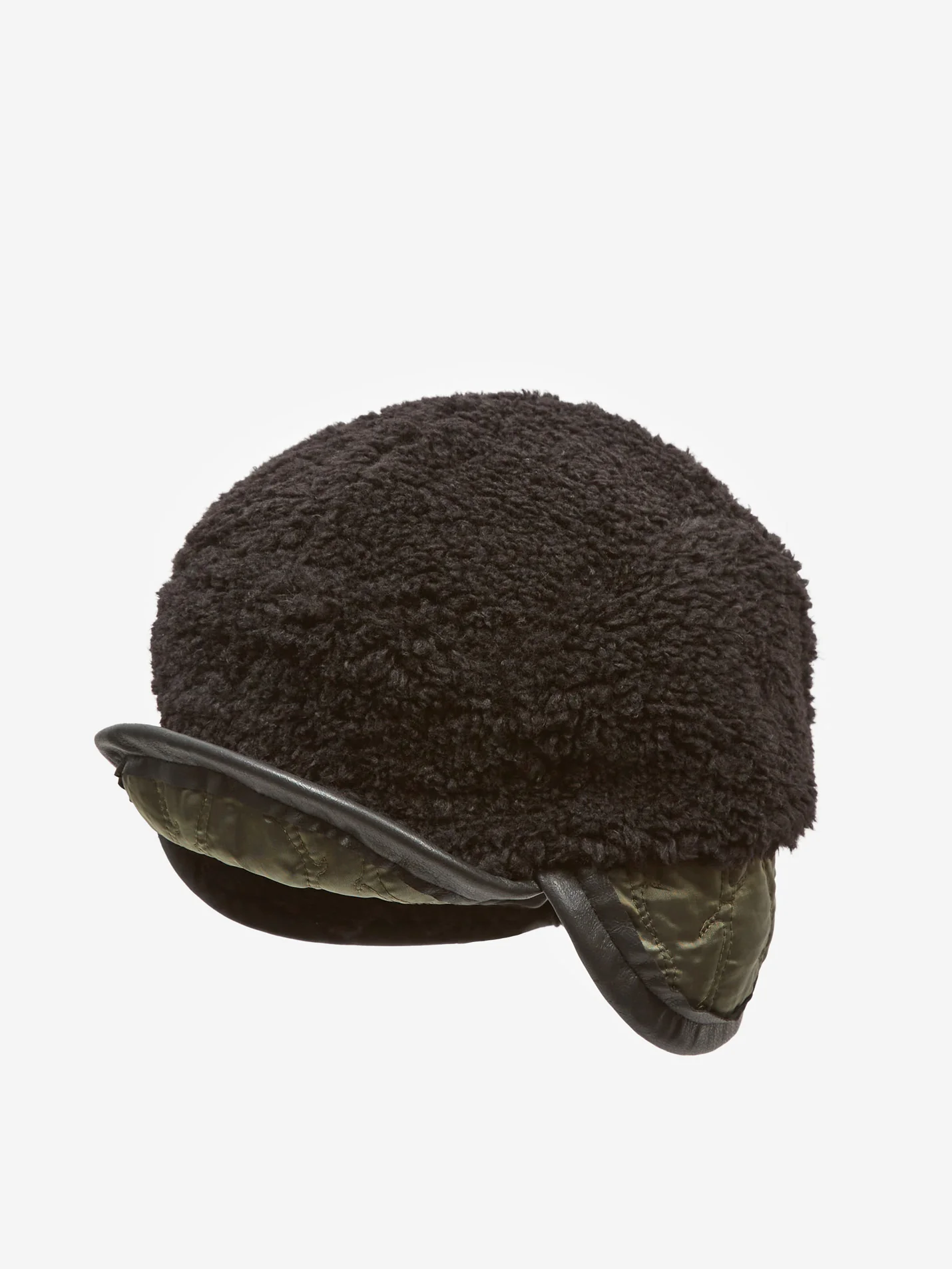 South2 West8 Bird Shooting Cap - Poly Curl Fur - Black