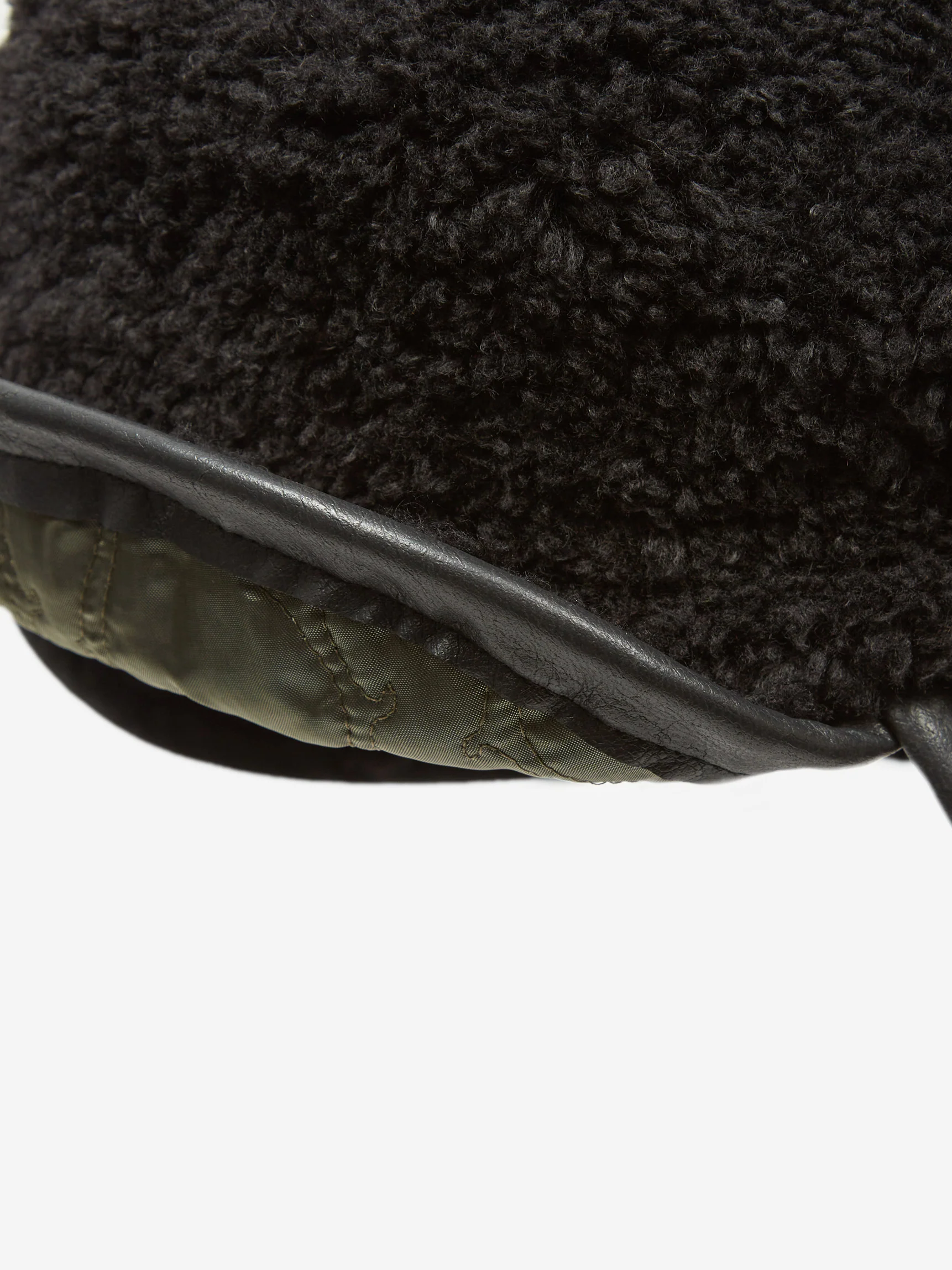 South2 West8 Bird Shooting Cap - Poly Curl Fur - Black - Image 4