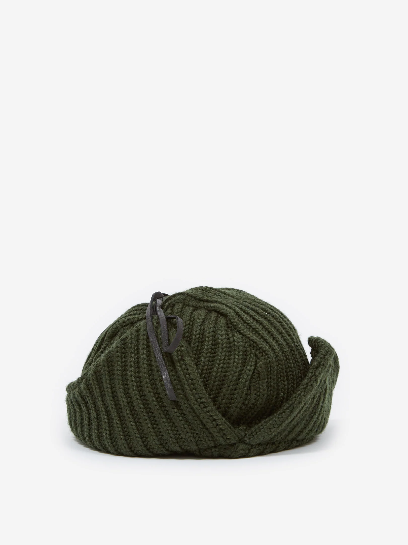 South2 West8 Bomber Cap - W/A Knit - Dark Green - Image 3