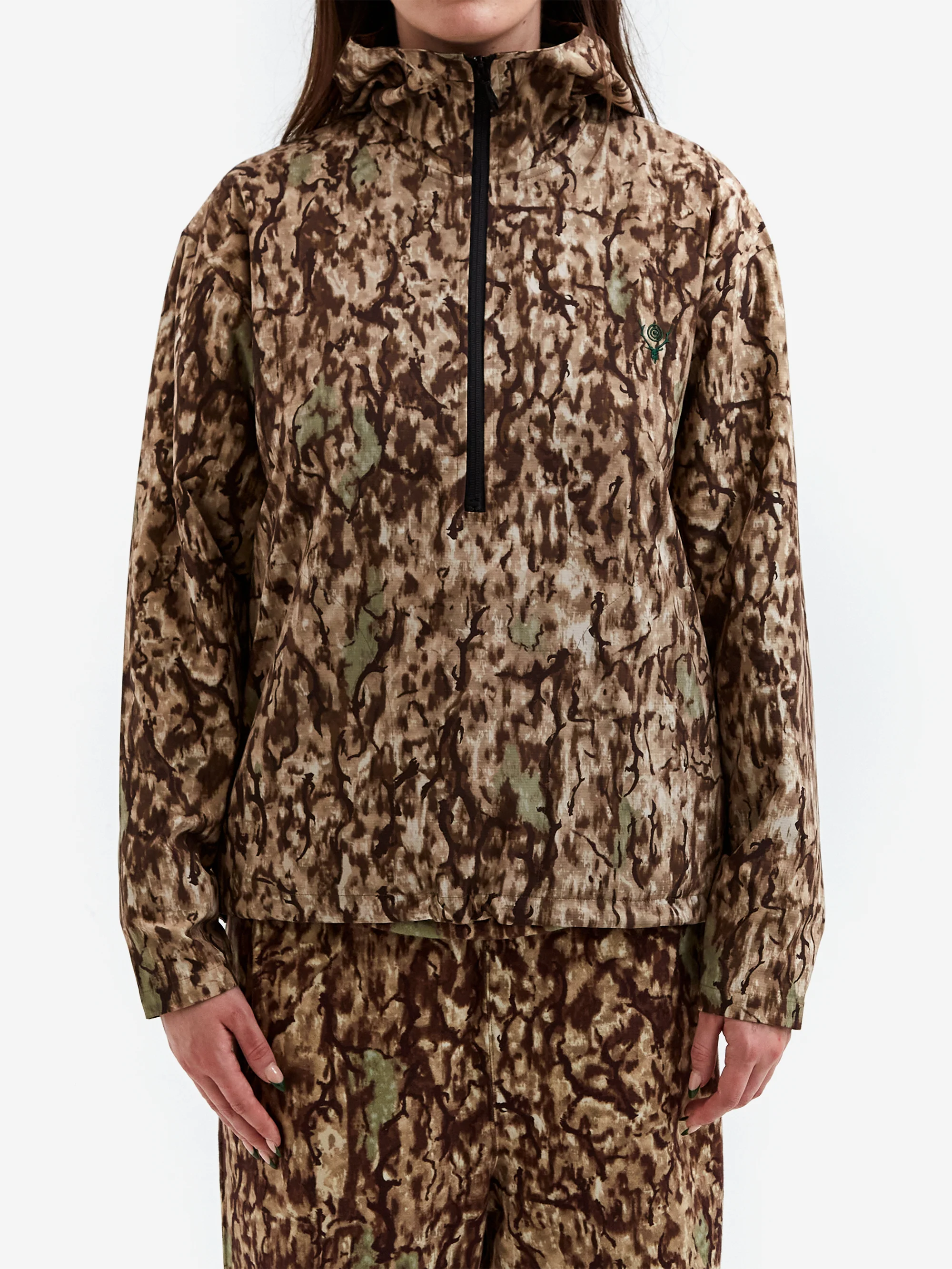 South2 West8 Boulder Parka - Poly Stretch Twill / Camo Printed - Horn Camo